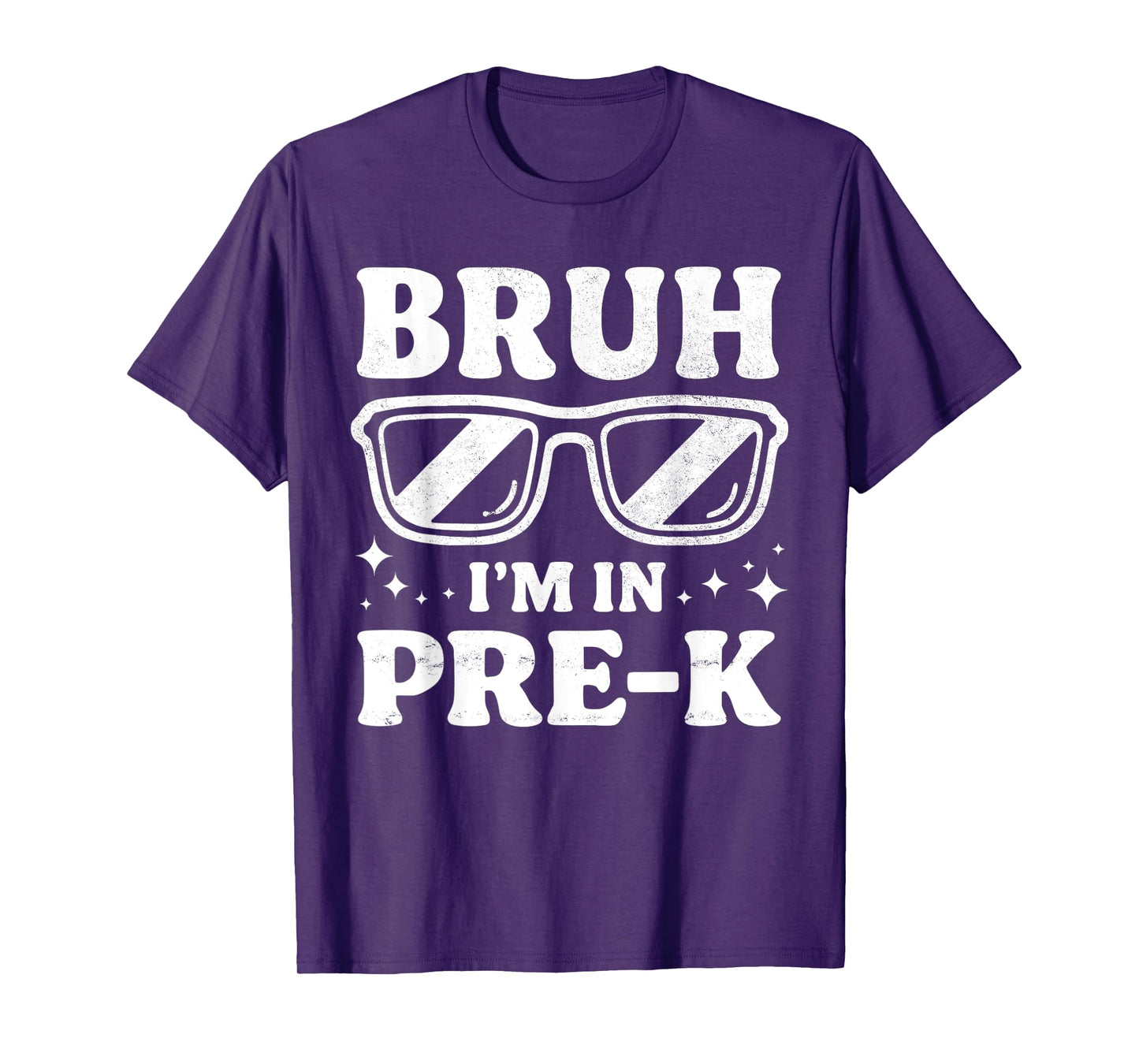 Bruh I'm In Pre-K Preschool Sunglasses Boys Back To School T-Shirt