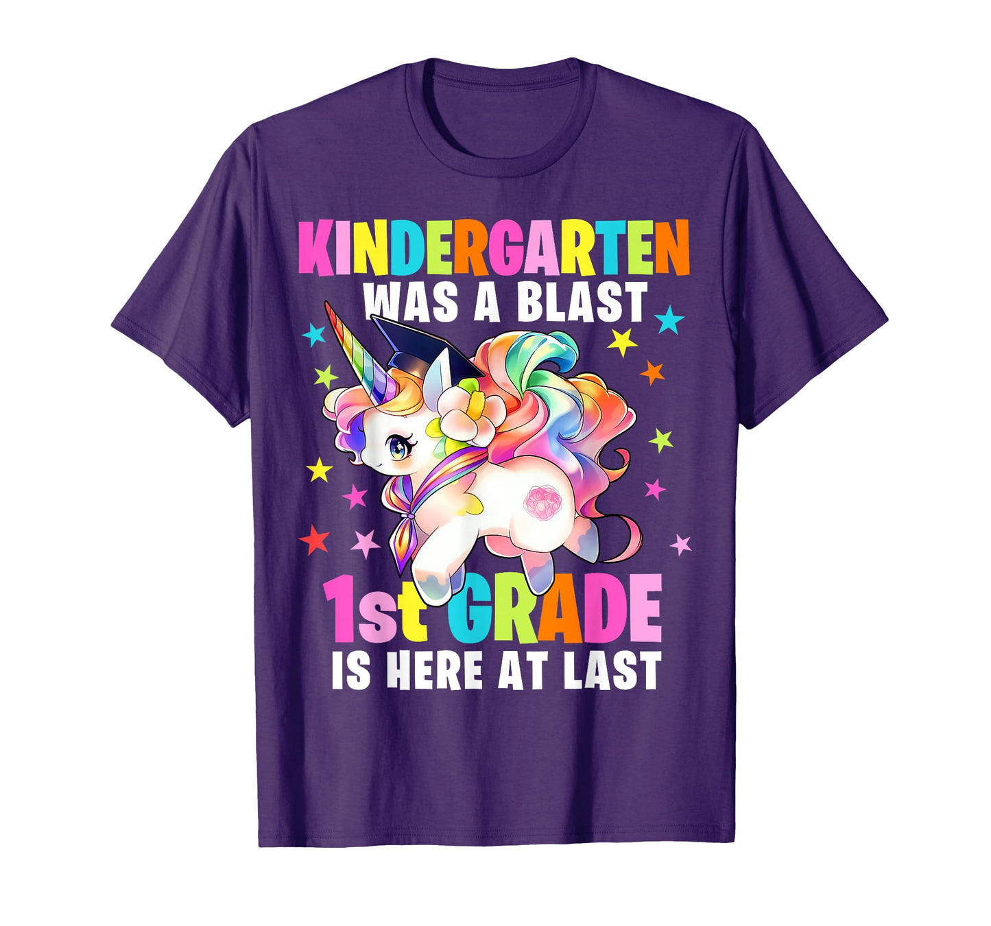 Kindergarten Graduation Unicorn Kindergarten Graduate Girls T-Shirt