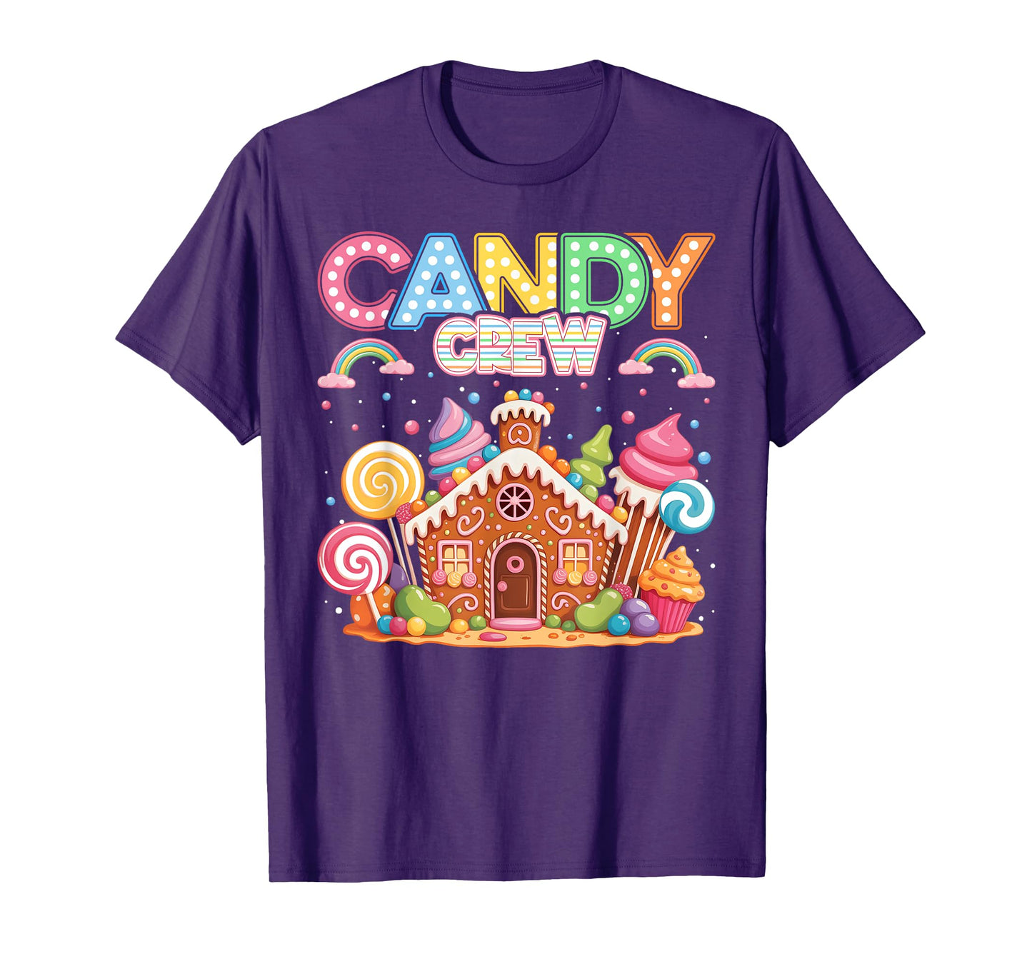 Merry Christmas Candy Crew Squad Matching Xmas Boy Girl Kid T-Shirt