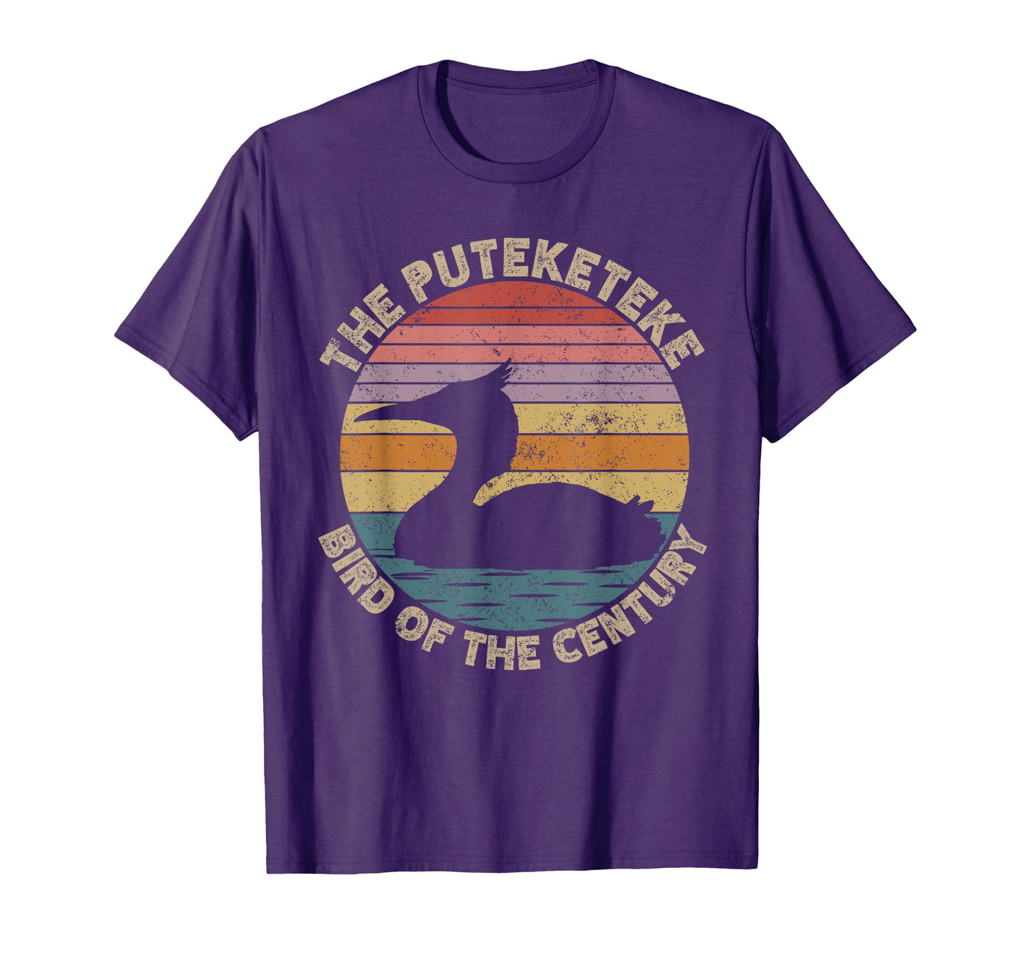Puteketeke New Zealand's Bird Of The Century Vintage T-Shirt
