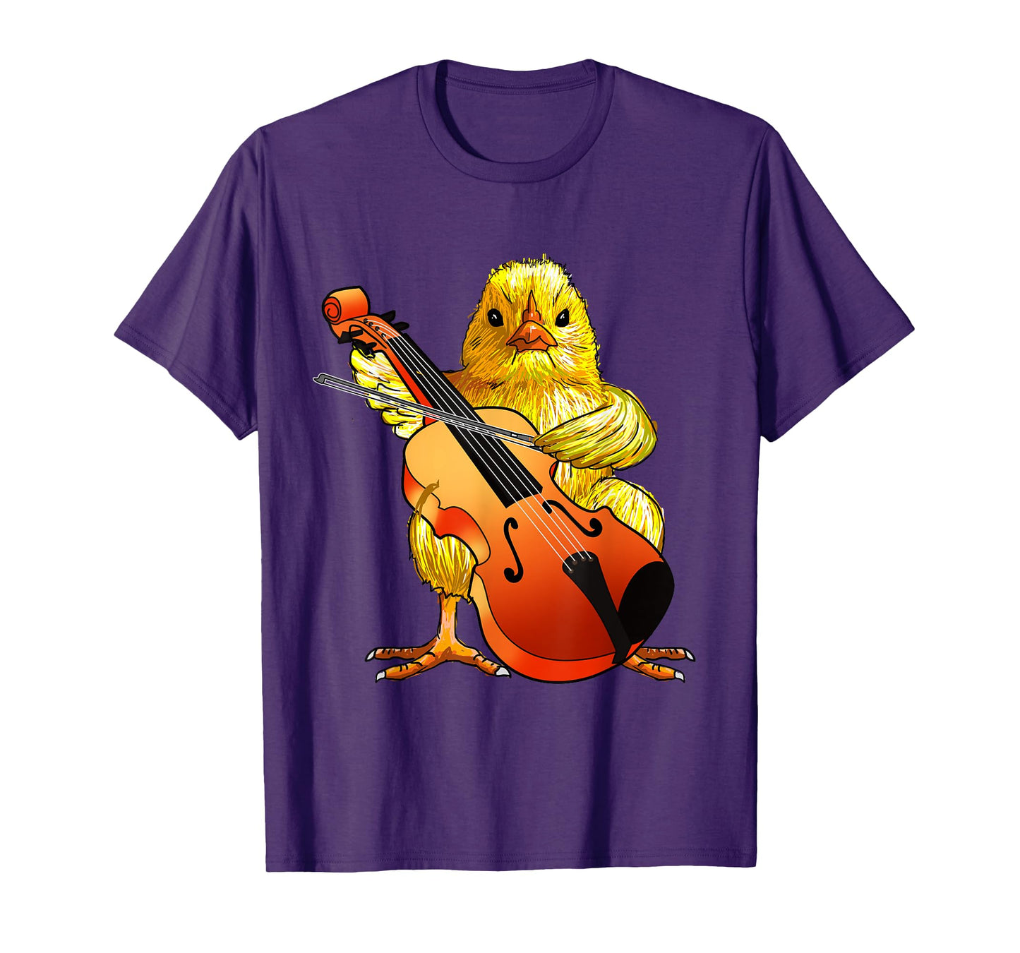 Cute Chicken Playing Cello - Musical Cello Player Gifts Idea T-Shirt