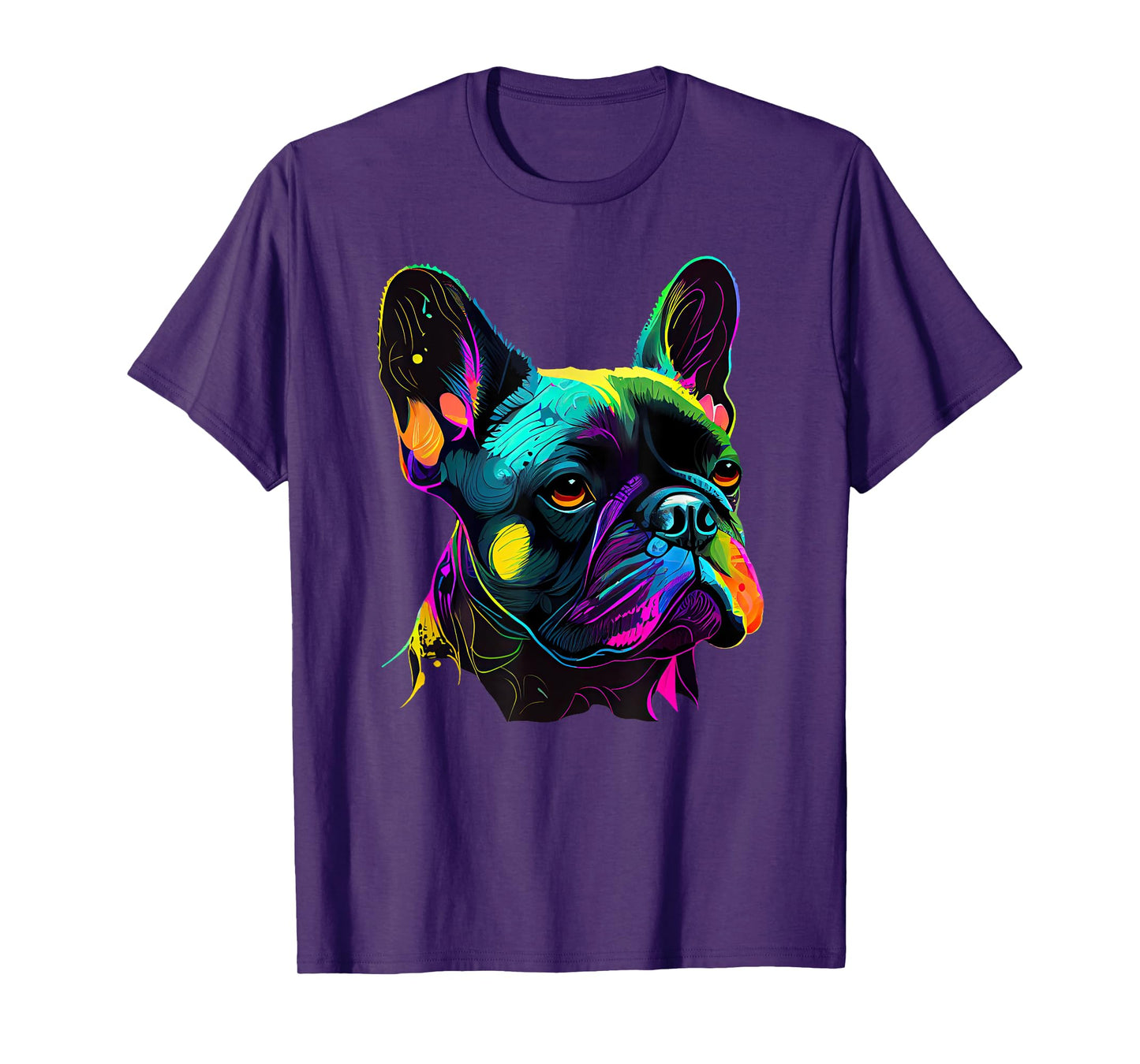 French Bulldog Pop Art Design Cute French Bulldog Lovers Men Women Girls Kids T-Shirt