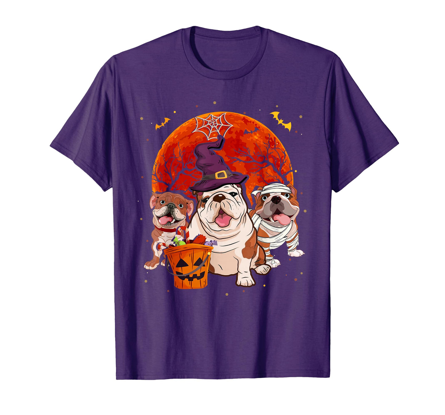 Funny English Bulldog Halloween Costume Dog Lover Gift T-Shirt