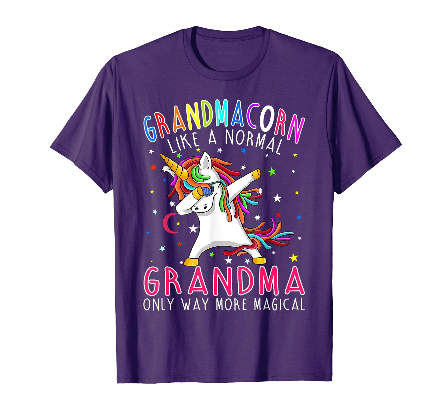 Grandmacorn Like A Normal Grandma Only Way More Magical T-Shirt