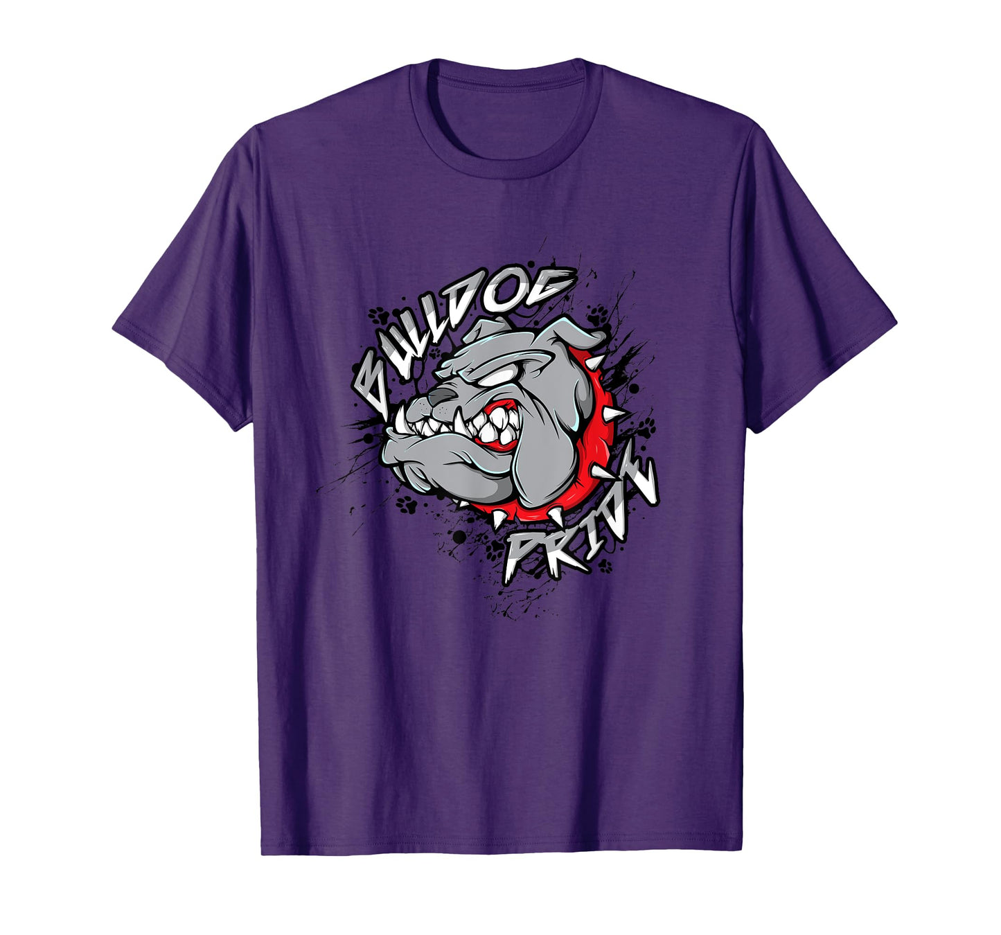 Bulldog Mascot Shirt English Bulldog Pride And Loyalty Men Women Girls Kids T-Shirt