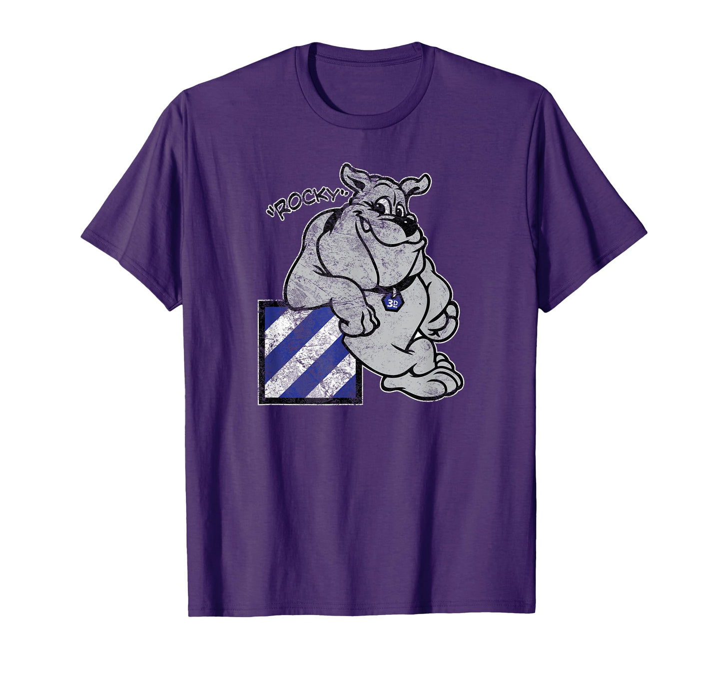 American Marauder: 3rd Infantry Division Rocky the Bulldog Men Women Kids T-Shirt