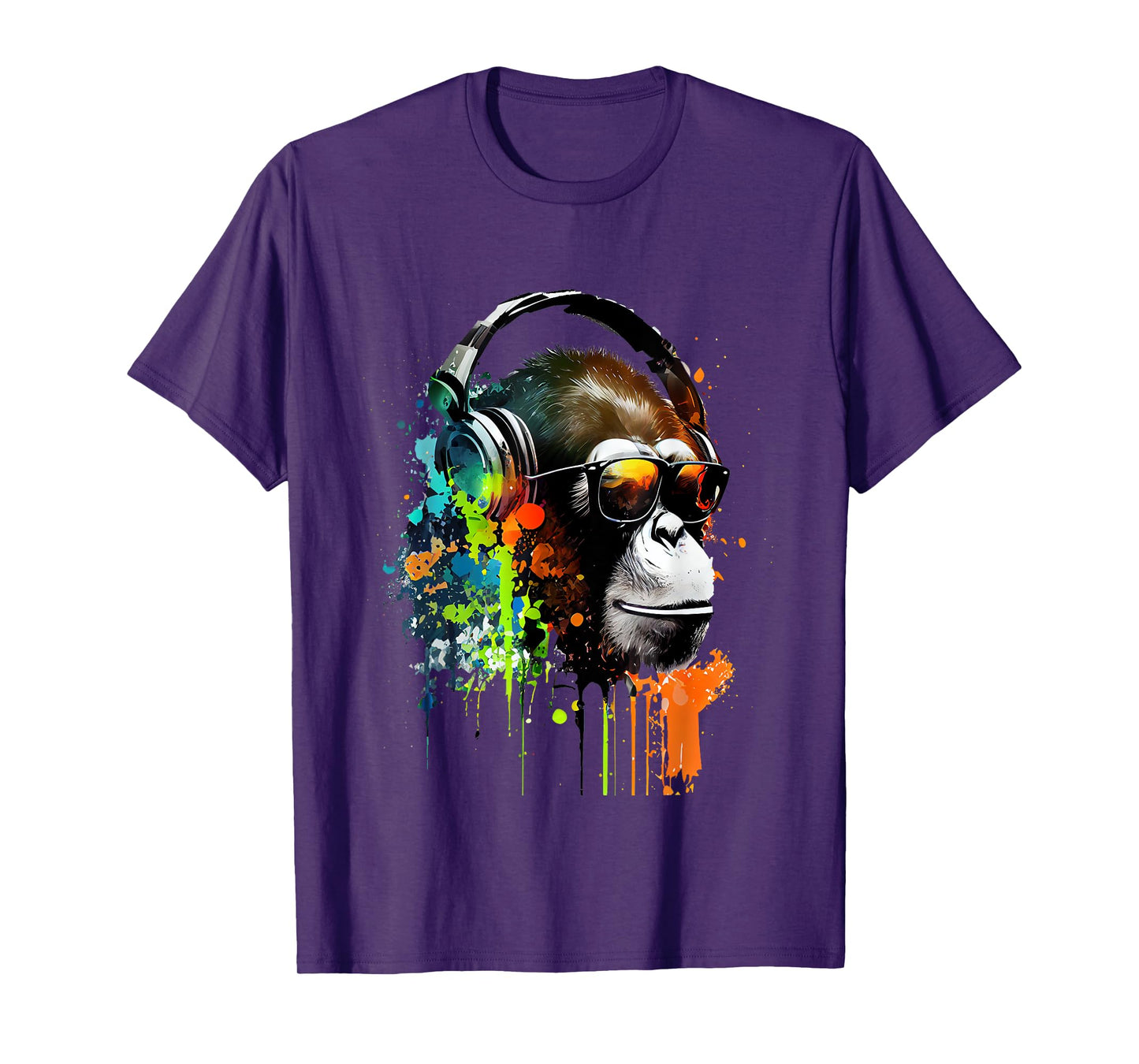 DJ Monkey monkey with sunglasses T-Shirt