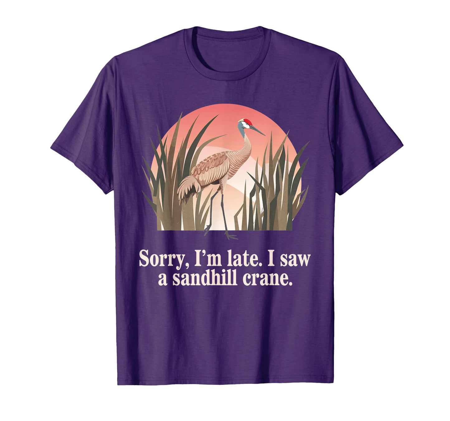 Sandhill Crane – Majestic Bird Lover Design T-Shirt
