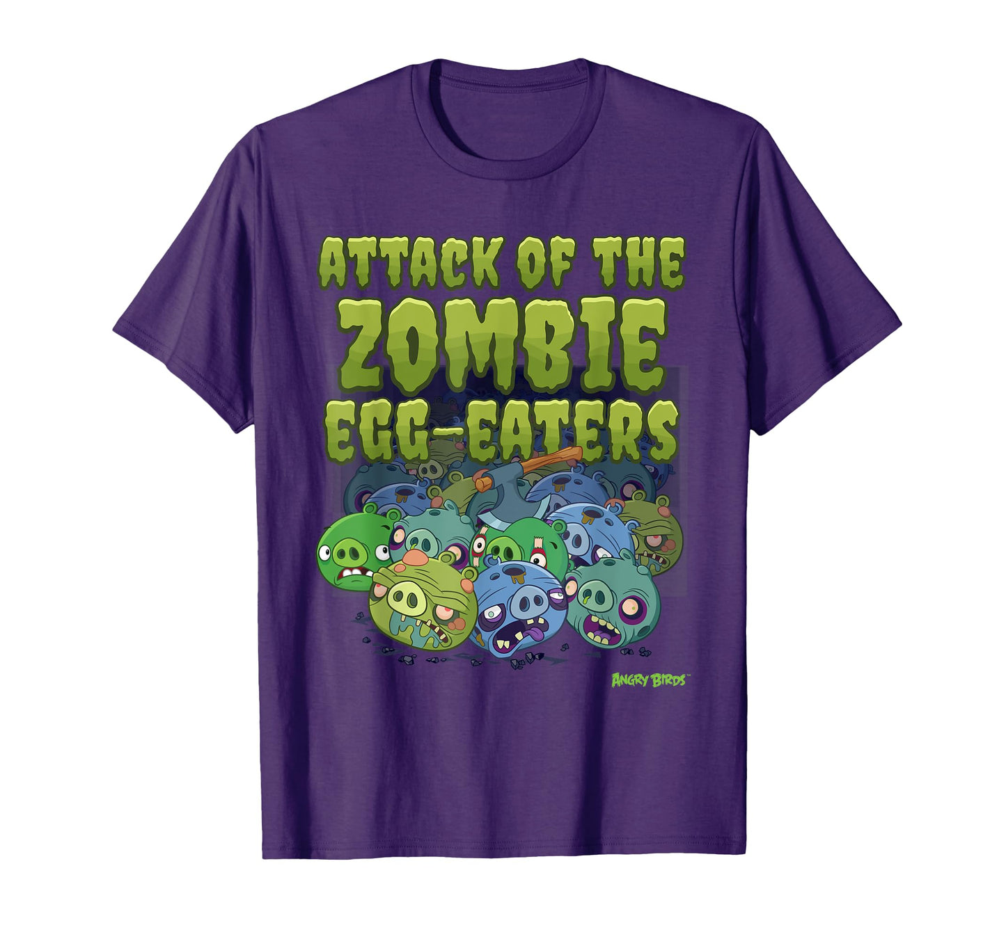 Angry Birds Halloween Pig Zombie Official Merchandise T-Shirt