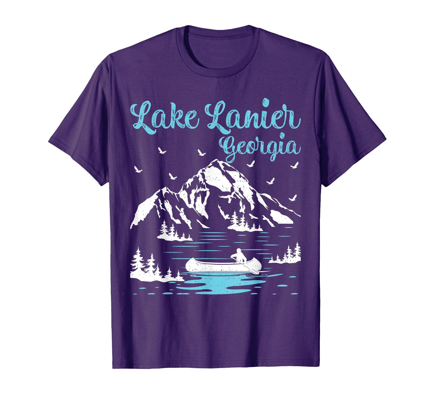 Summer Vacation Retro Georgia Lake Lanier T-Shirt for Men Women Kids