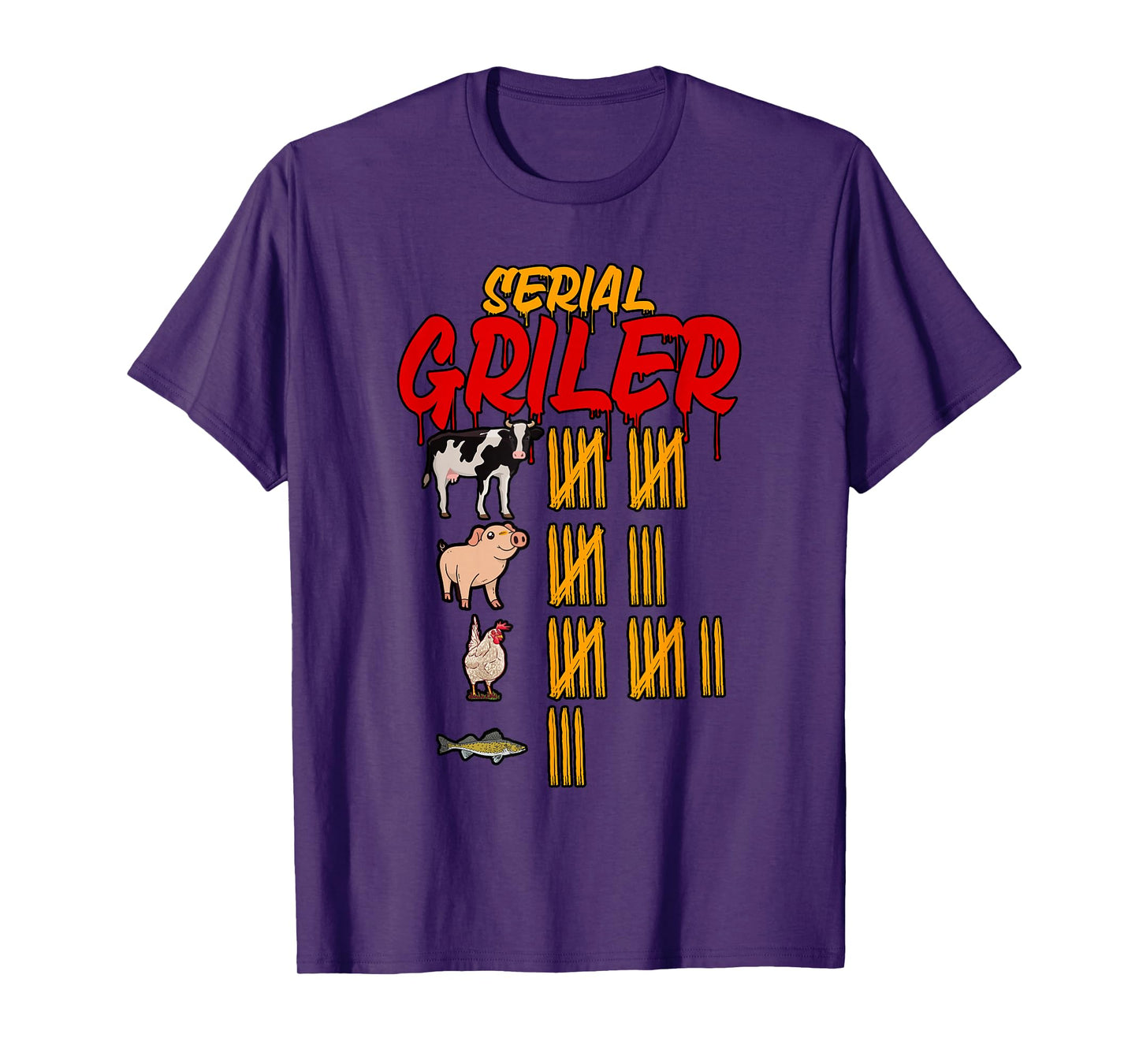 Serial Griller Pitmaster BBQ Smoker T-Shirt