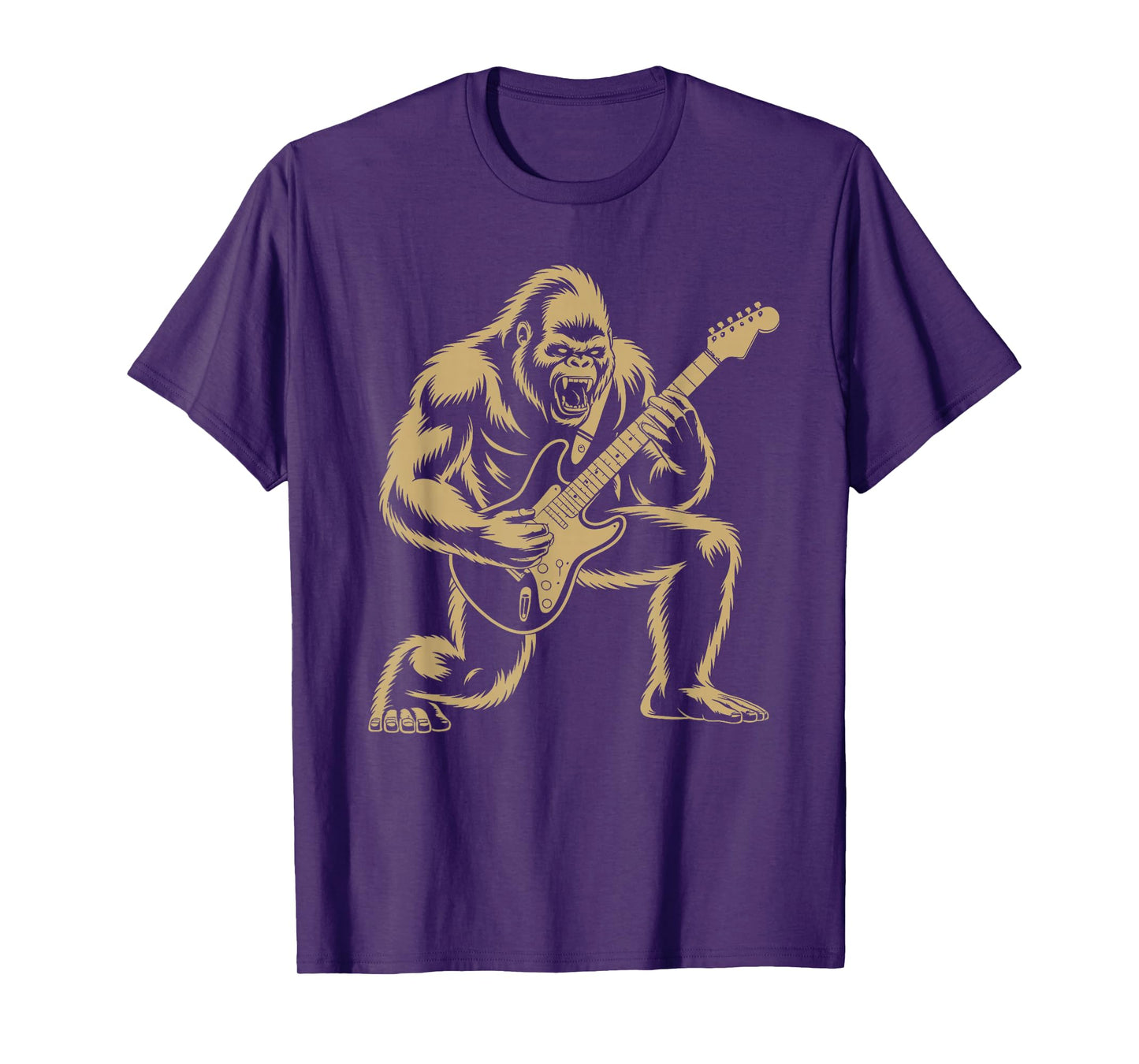 Bigfoot Rock Tongue UFO Selfie Sasquatch Rocker Boy Men Kids T-Shirt