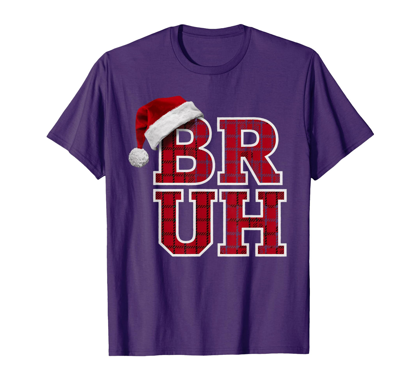 Bruh Funny Christmas Teens Boys Kids Xmas Pajamas T-Shirt