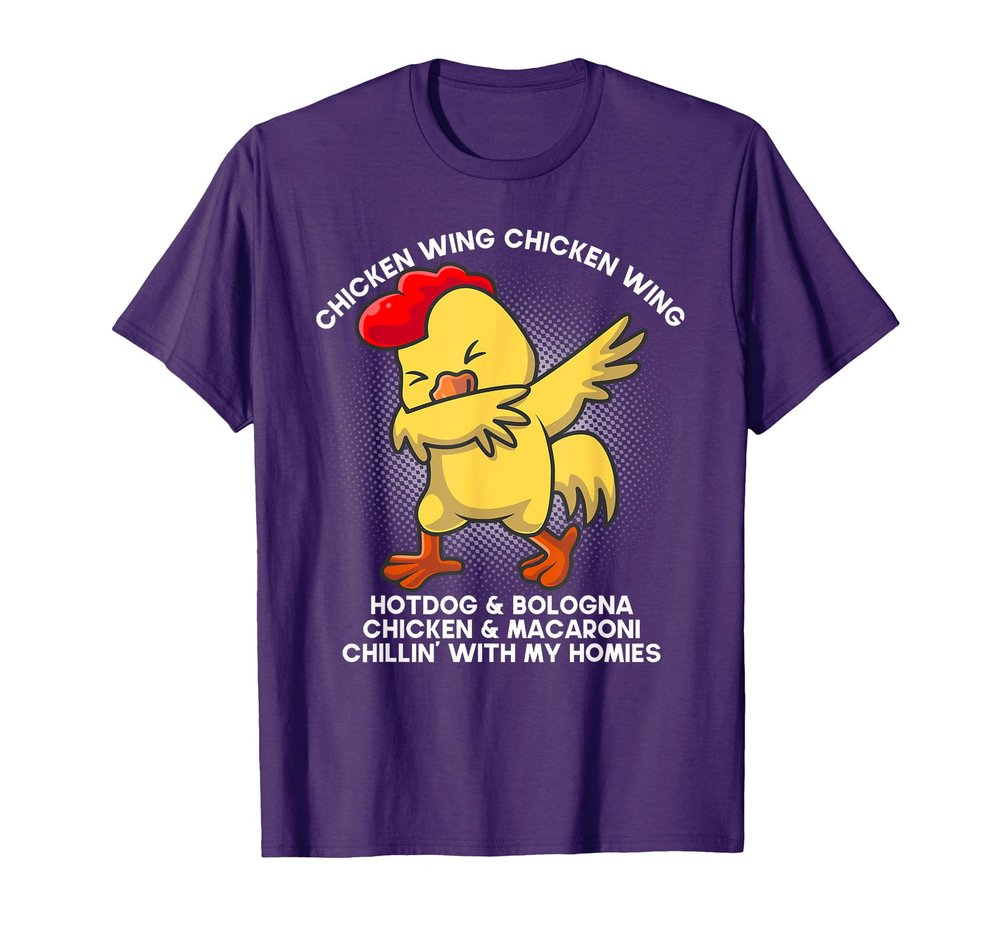 Chicken Wing Chicken Wing Funny Chicken Meme Tee Song Lyric T-Shirt