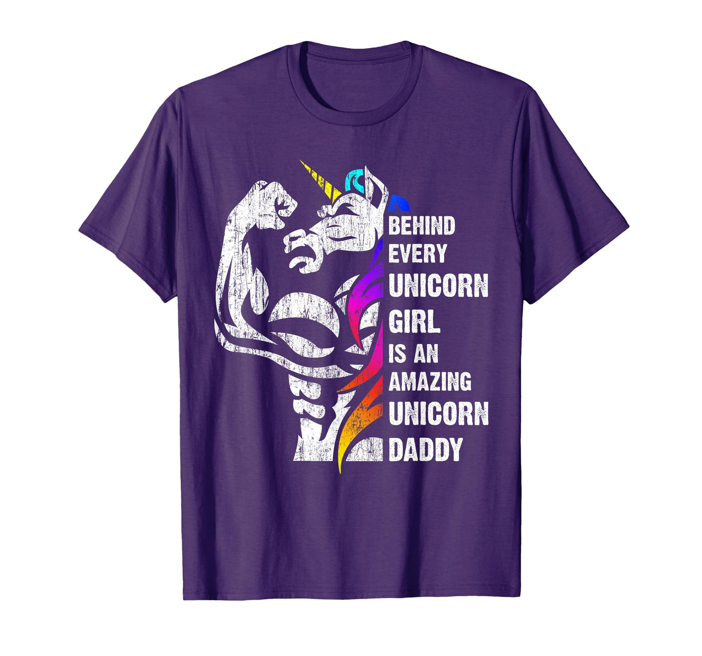 Unicorn Dad Dadacorn Dadicorn Daddycorn Inspirational Quote T-Shirt