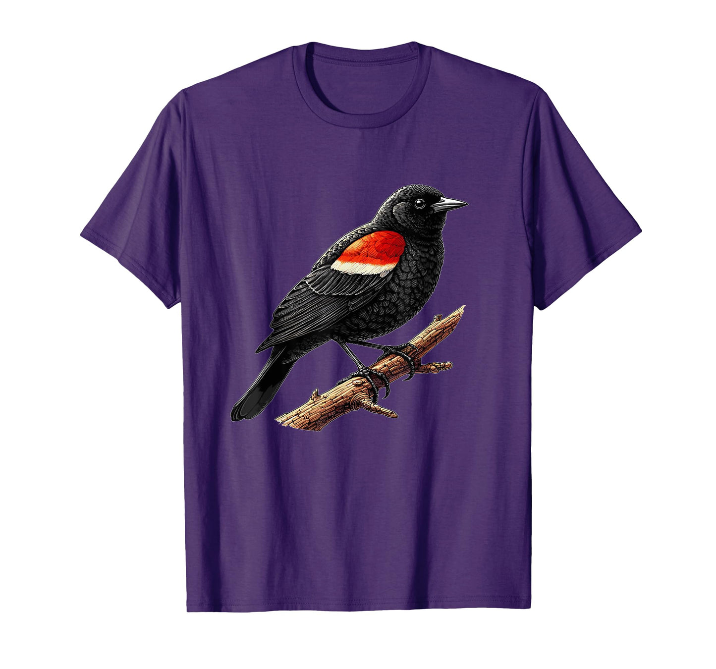 Red-Winged Black Bird, Birdwatching, Red Winged Blackbird T-Shirt