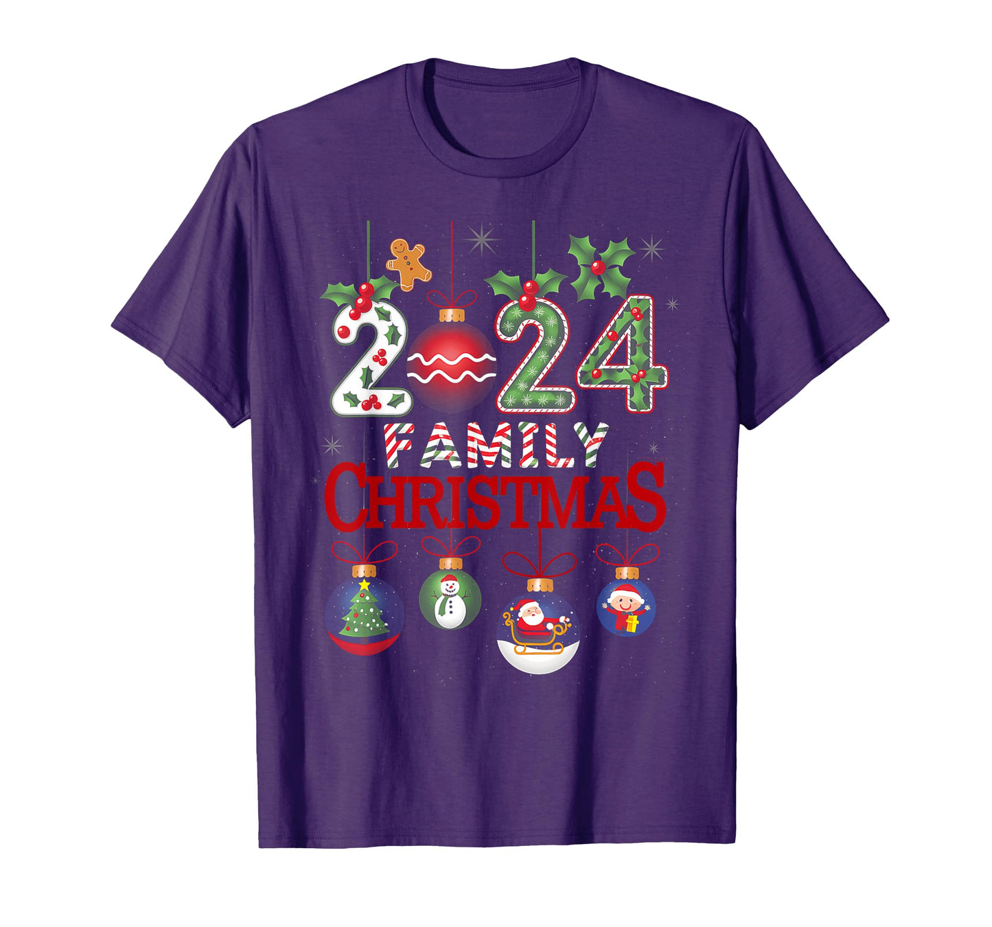 Family Christmas 2024 Matching Family Christmas Xmas Squad T-Shirt