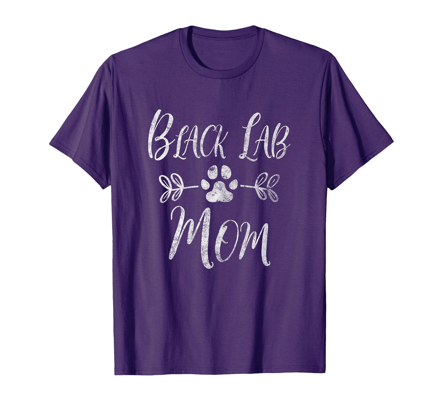 Black Lab Mom Shirt Labrador Retriever Lover Funny Dog Mom Women T-Shirt