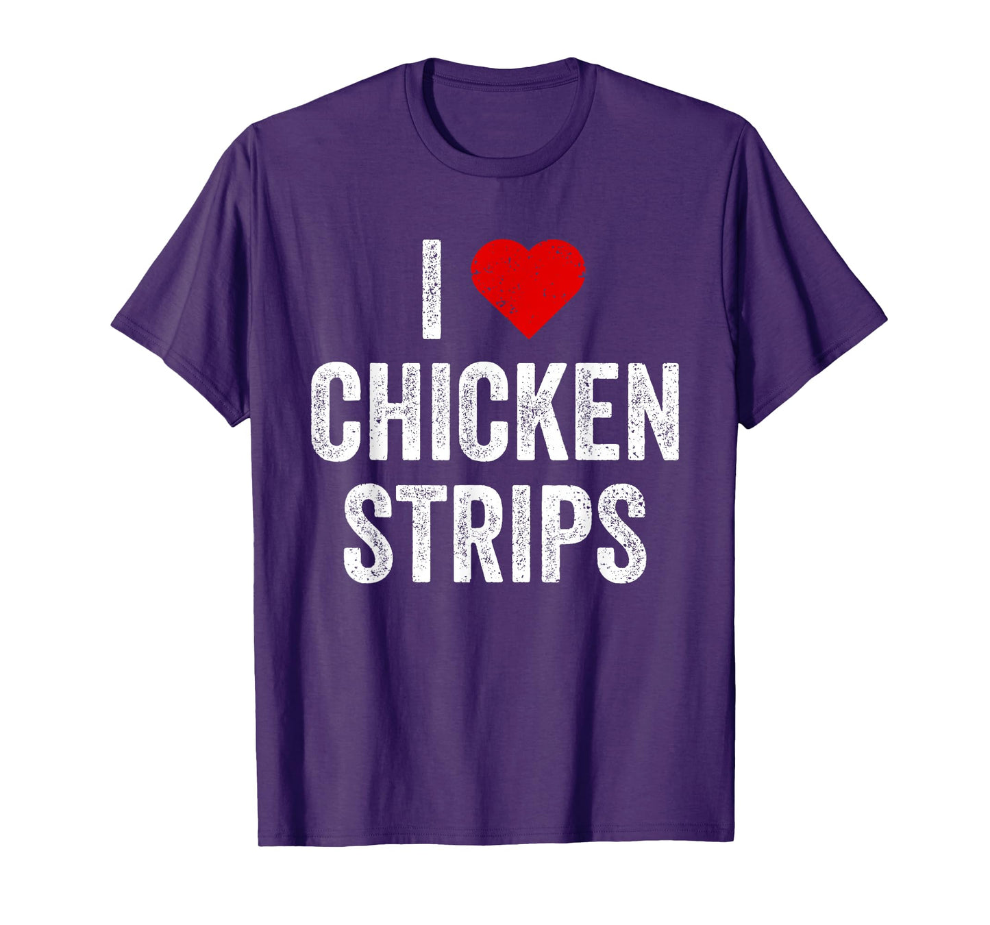 I Heart Love Chicken Strips Food T-Shirt