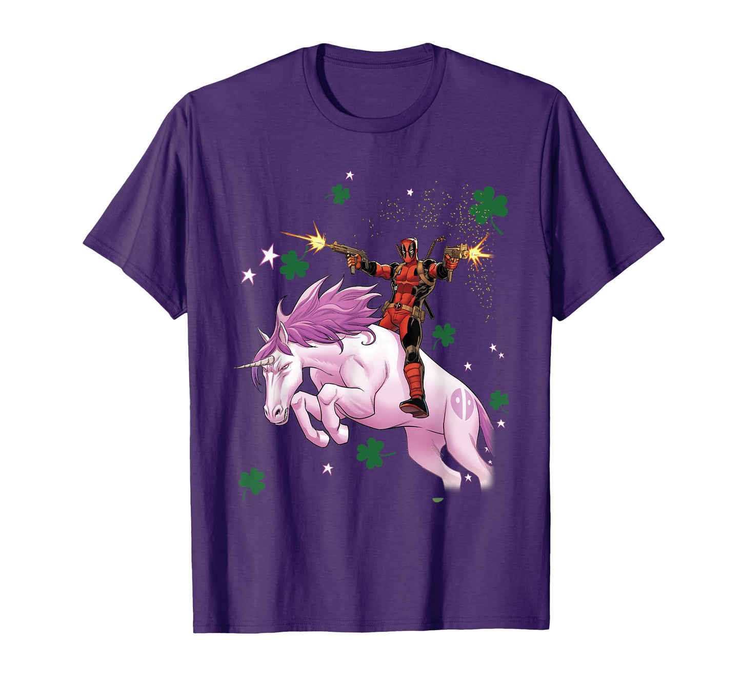 Marvel Deadpool Unicorn St. Patrick's Day T-Shirt