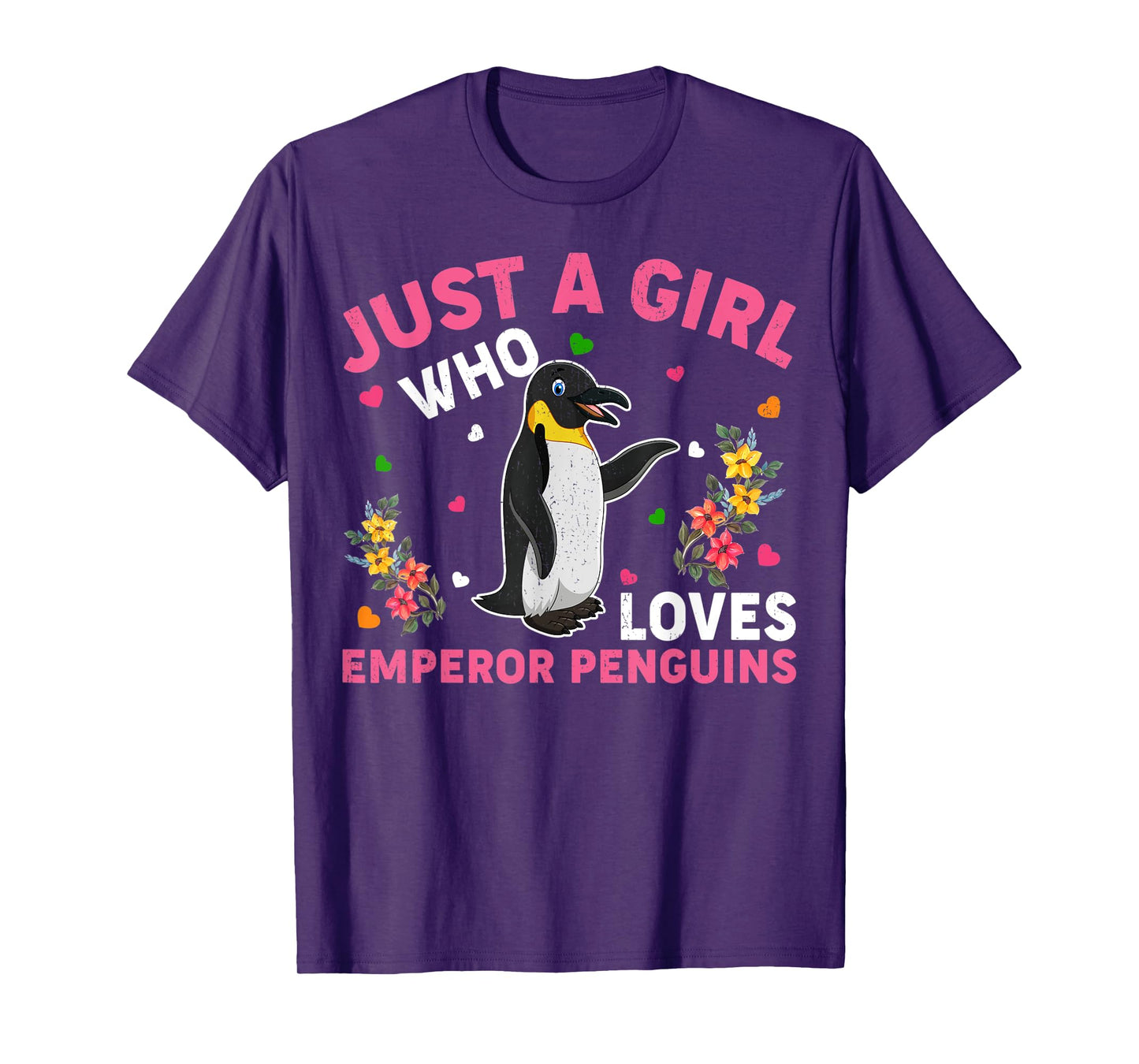 Emperor Penguin Lover Just A Girl Who Loves Emperor Penguins T-Shirt