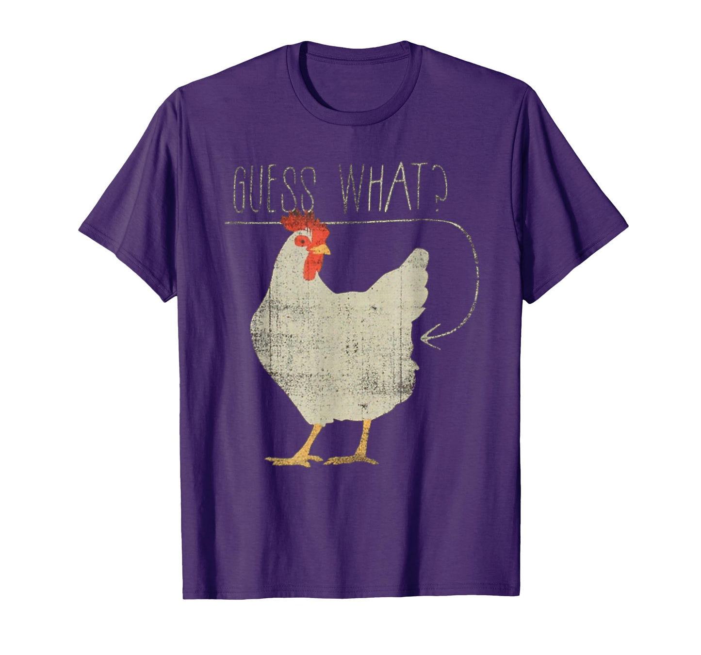 Guess What Chicken Butt - Funny Chicken Meme T-Shirt