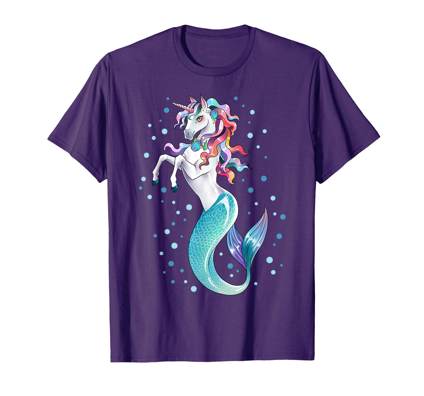 Unicorn Mermaid Mermicorn Girls Kids Women Rainbow Gifts T-Shirt