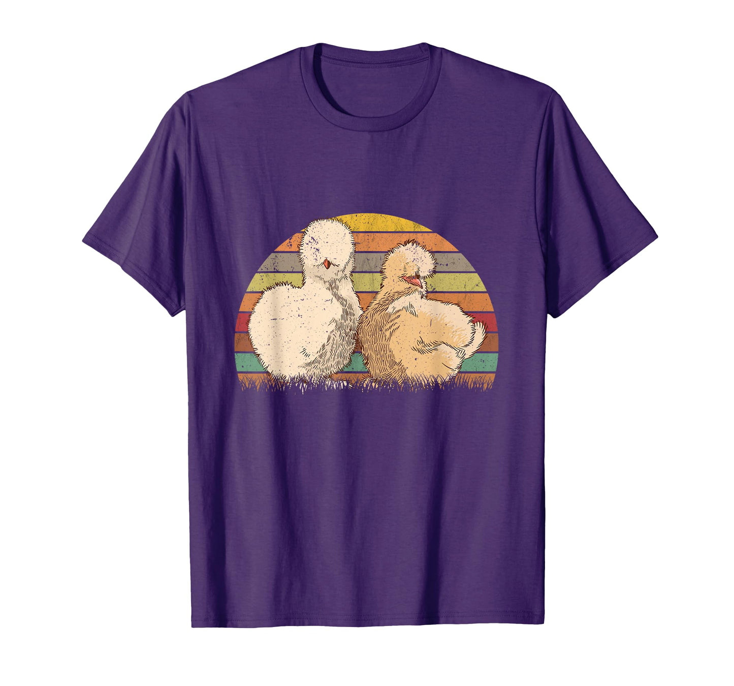 Silk hen Retro Silkies Vintage Silkie Chicken T-Shirt