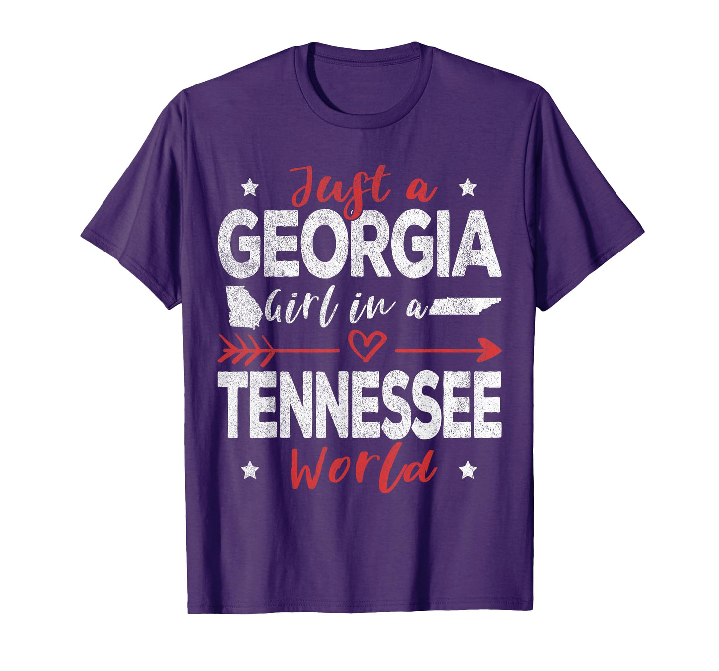 Just A Georgia Girl In A Tennessee World T-Shirt