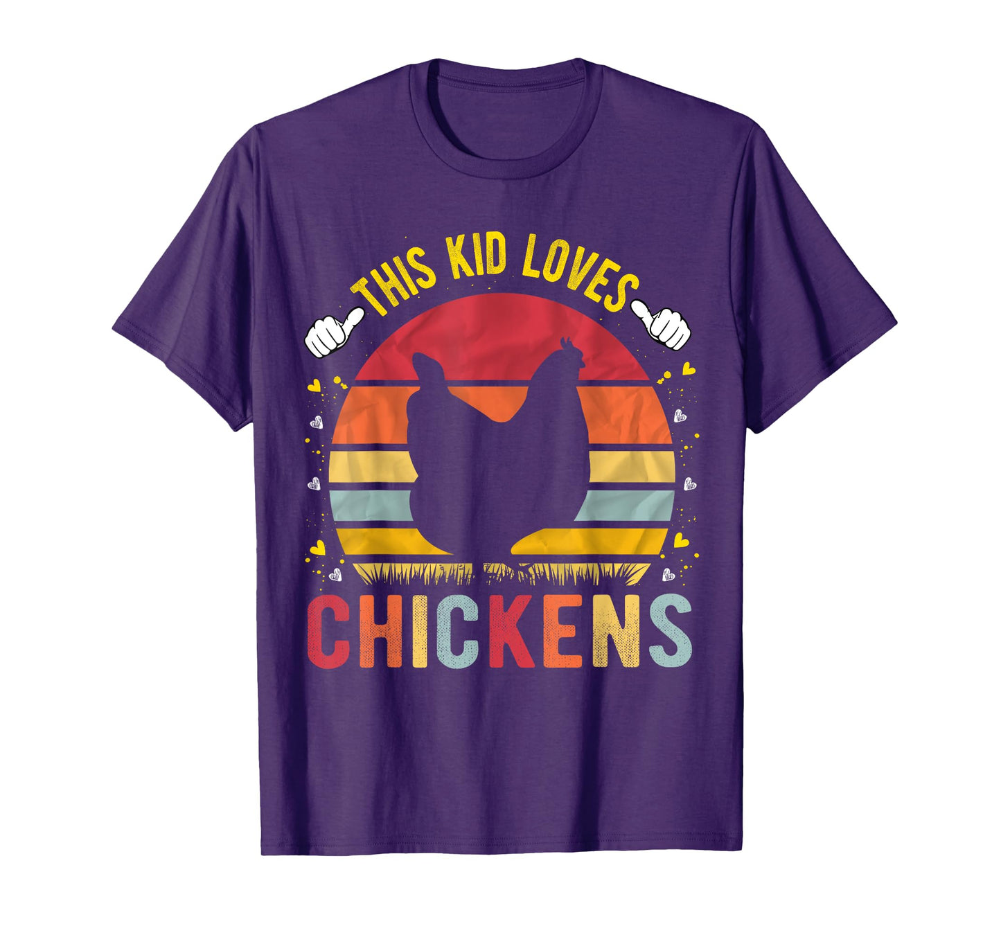 This Kid Loves Chickens Boys and Girls Chicken Gift T-Shirt