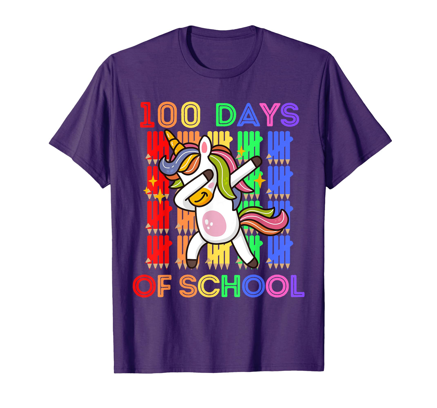 100 Days Of School Shirt Unicorn 100 Days Smarter 100th Day T-Shirt