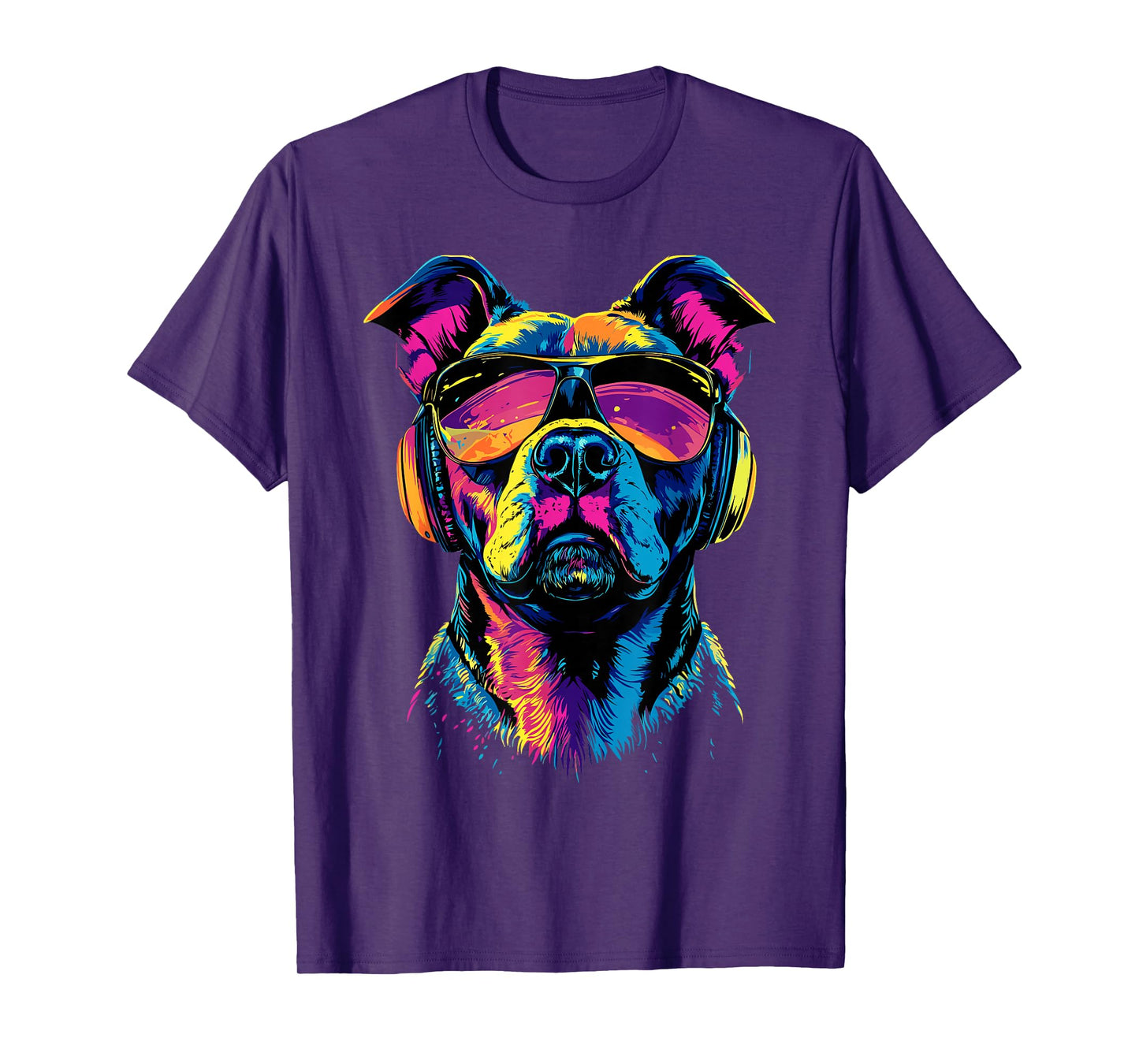 Pit Bull with Sunglasses Pittie American Pit Bull Terrier T-Shirt