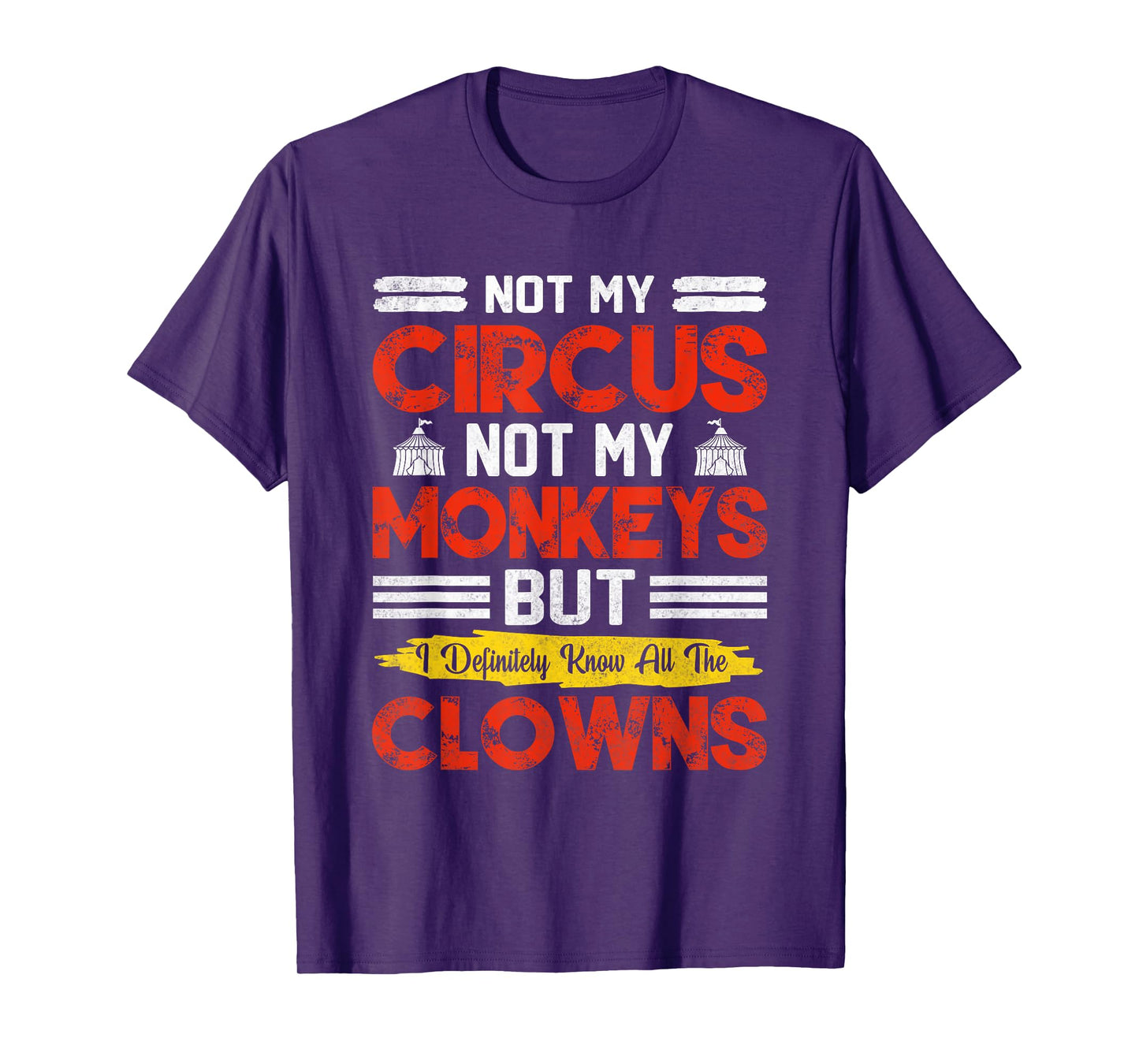 Not My Circus Not My Monkeys But I Know All The Clowns T-Shirt