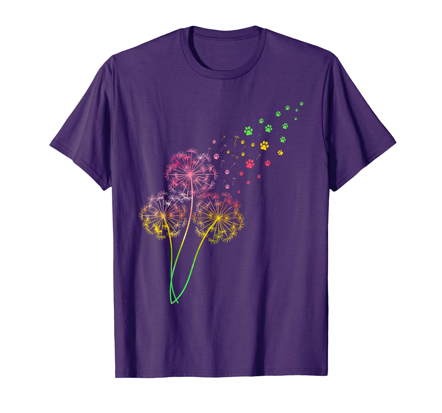 Dandelion Paw Print T-Shirt