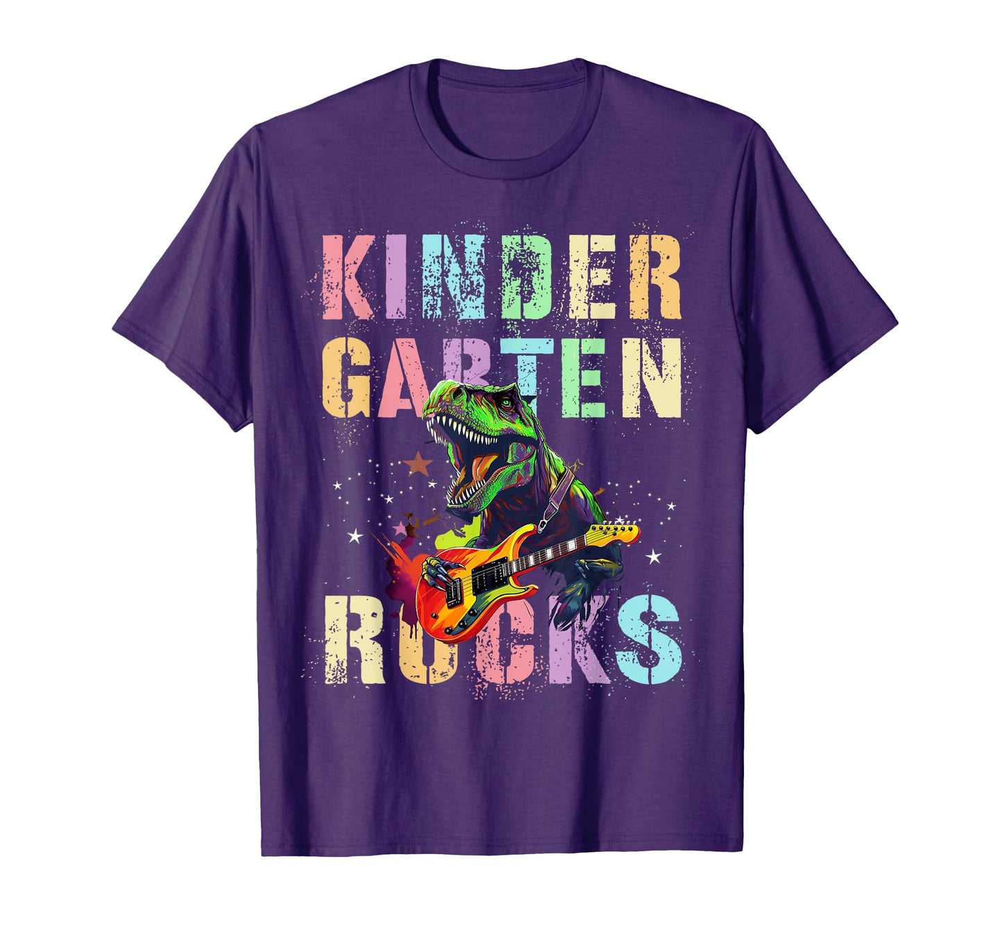 Vintage KINDERGARTEN ROCKS Teaching Rockin' Kinder Teacher T-Shirt for Men Women Kids