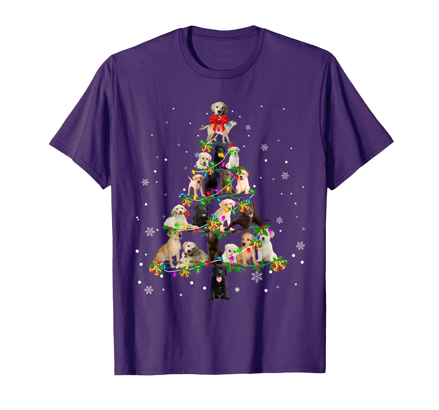 Labrador Retriever Christmas Tree X-Mas Gift T-Shirt