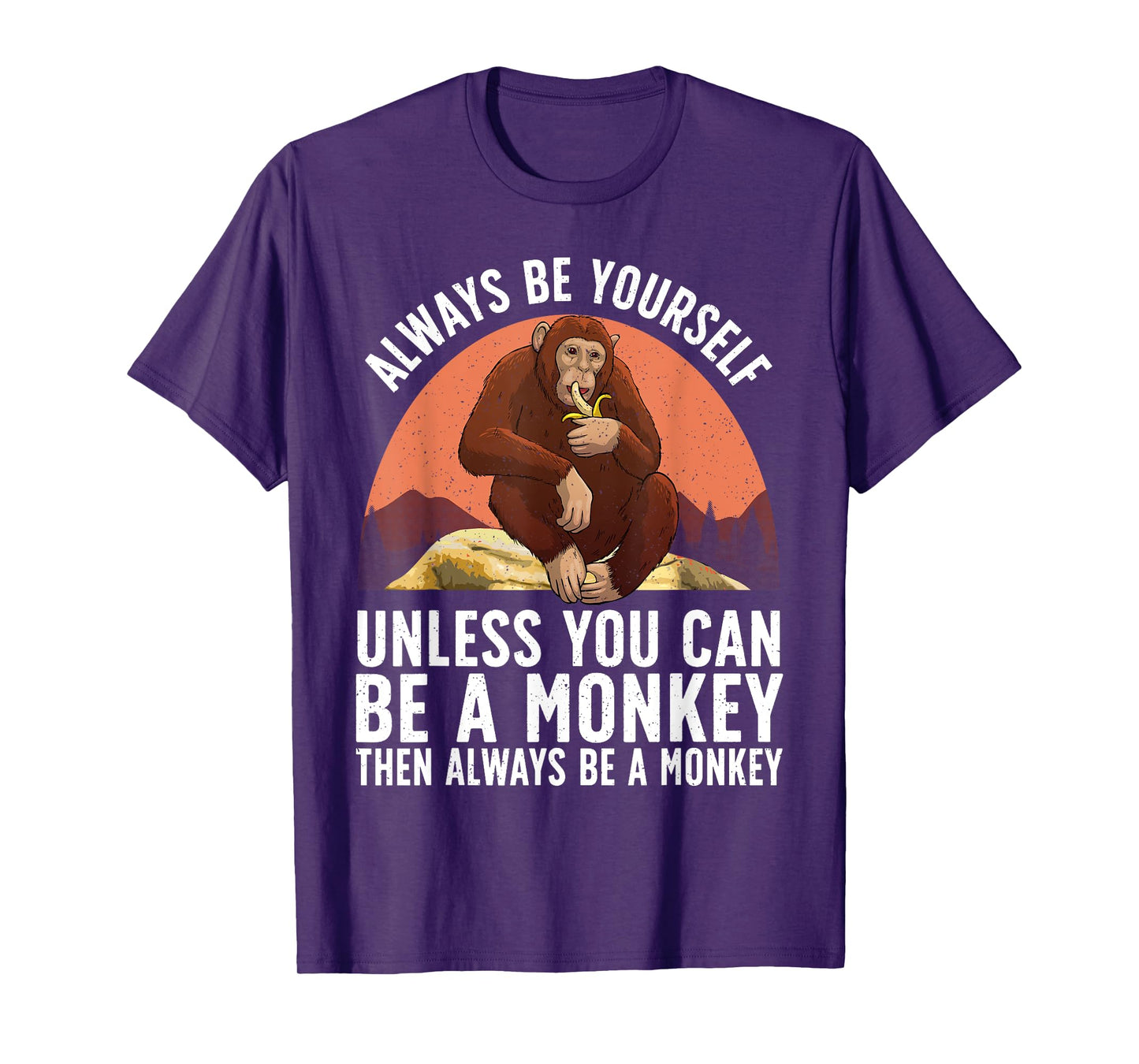 Funny Monkey Art For Men Women Kids Zoo Animal Monkey Lover T-Shirt