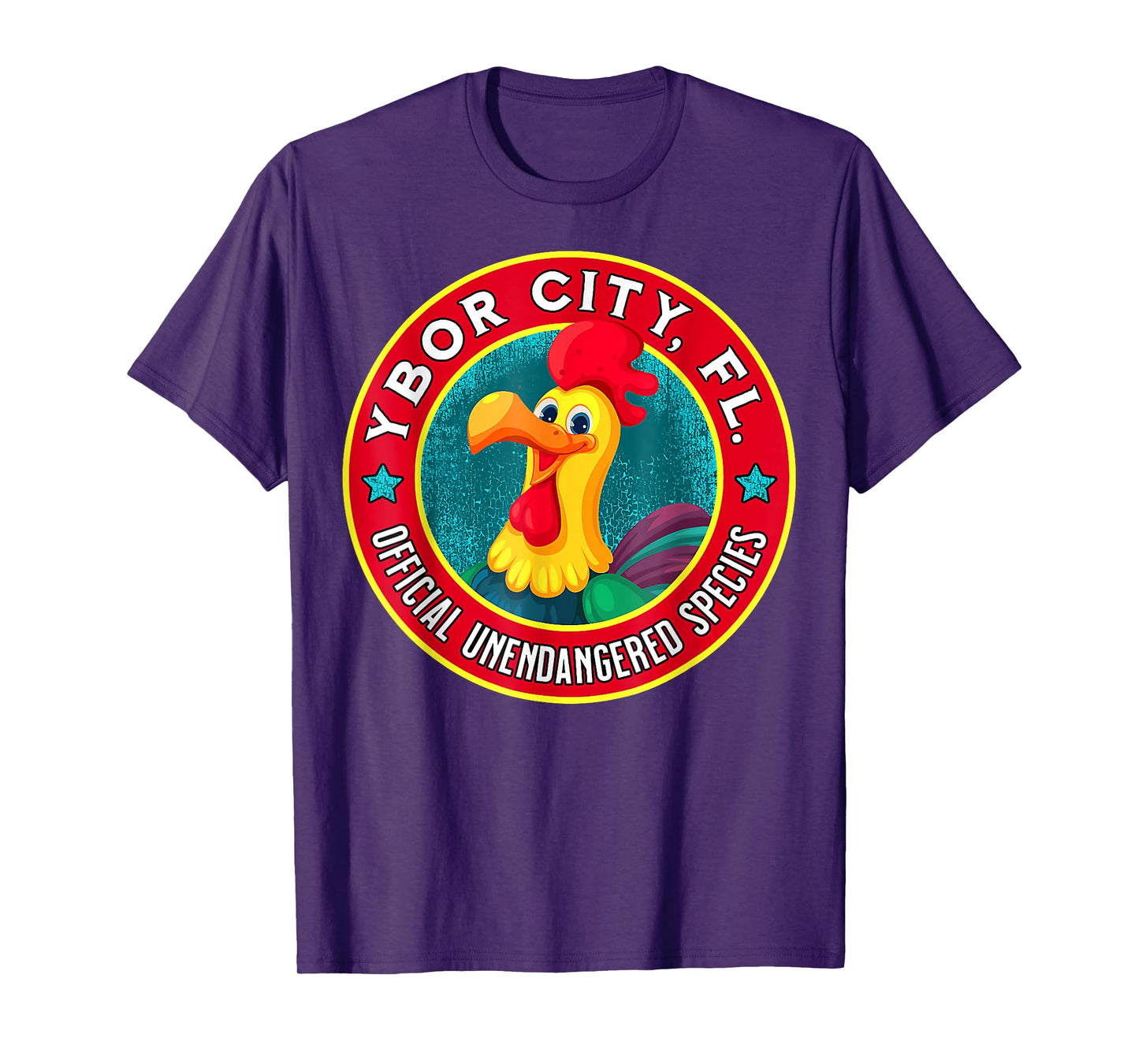 Ybor City Chicken Official Unendangered Species Souvenir T-Shirt