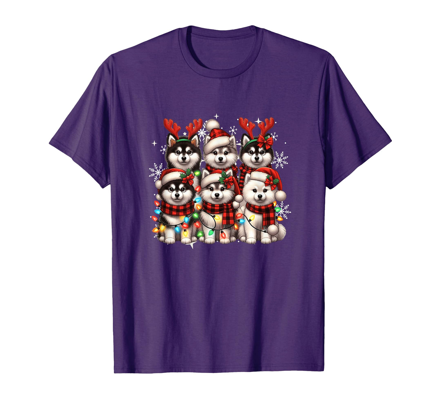 Pomsky Christmas Xmas Pomsky Lover T-Shirt