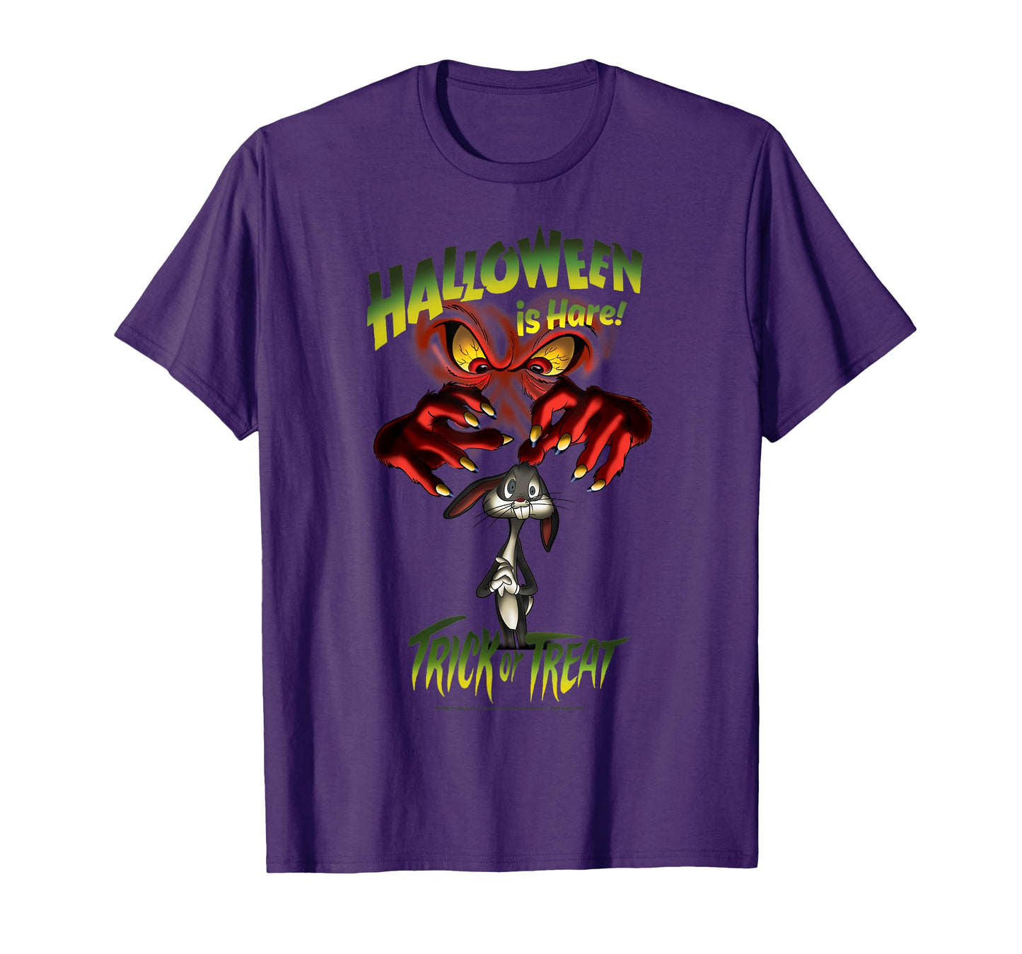 Looney Tunes Halloween Gossamer & Bugs Halloween Is Hare T-Shirt