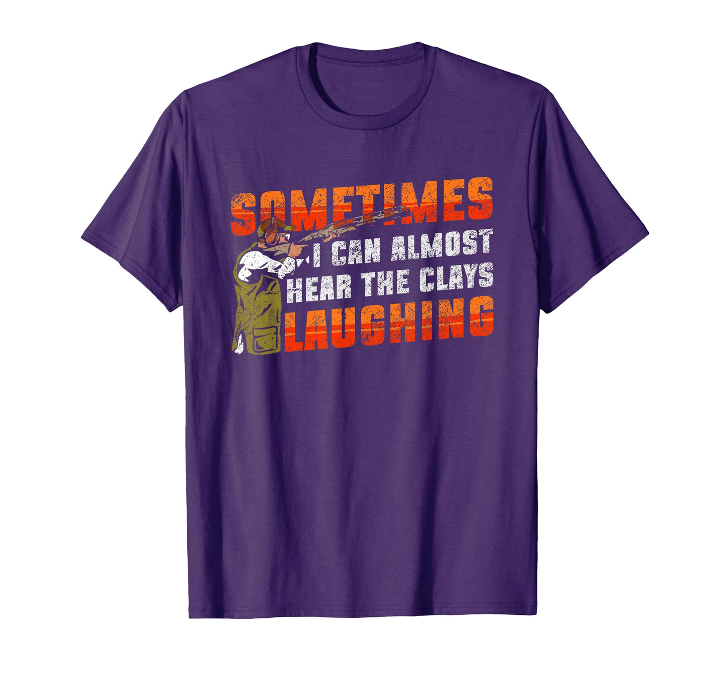 Clay Skeet Shooting Trap Shooting Clay Pigeon Funny T-Shirt