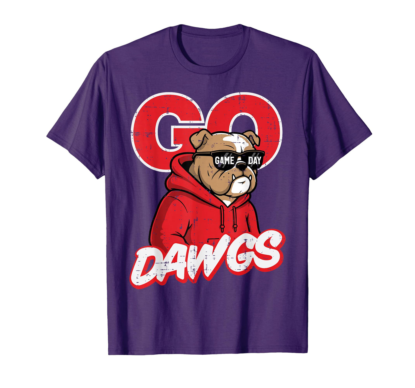 Bulldog Sunglasses Men Women Kids Boys Girls Youth Teen T-Shirt