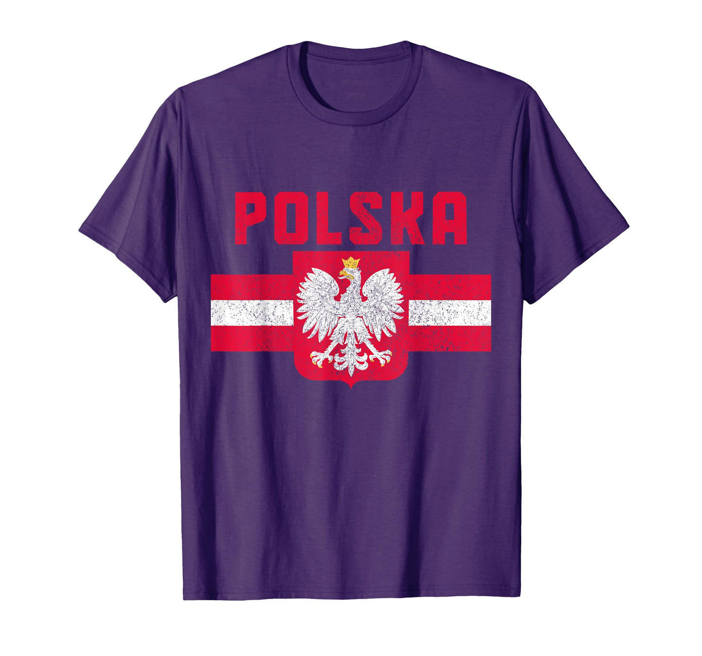 Polska Poland Flag Pride Eagle Polish Roots T-Shirt