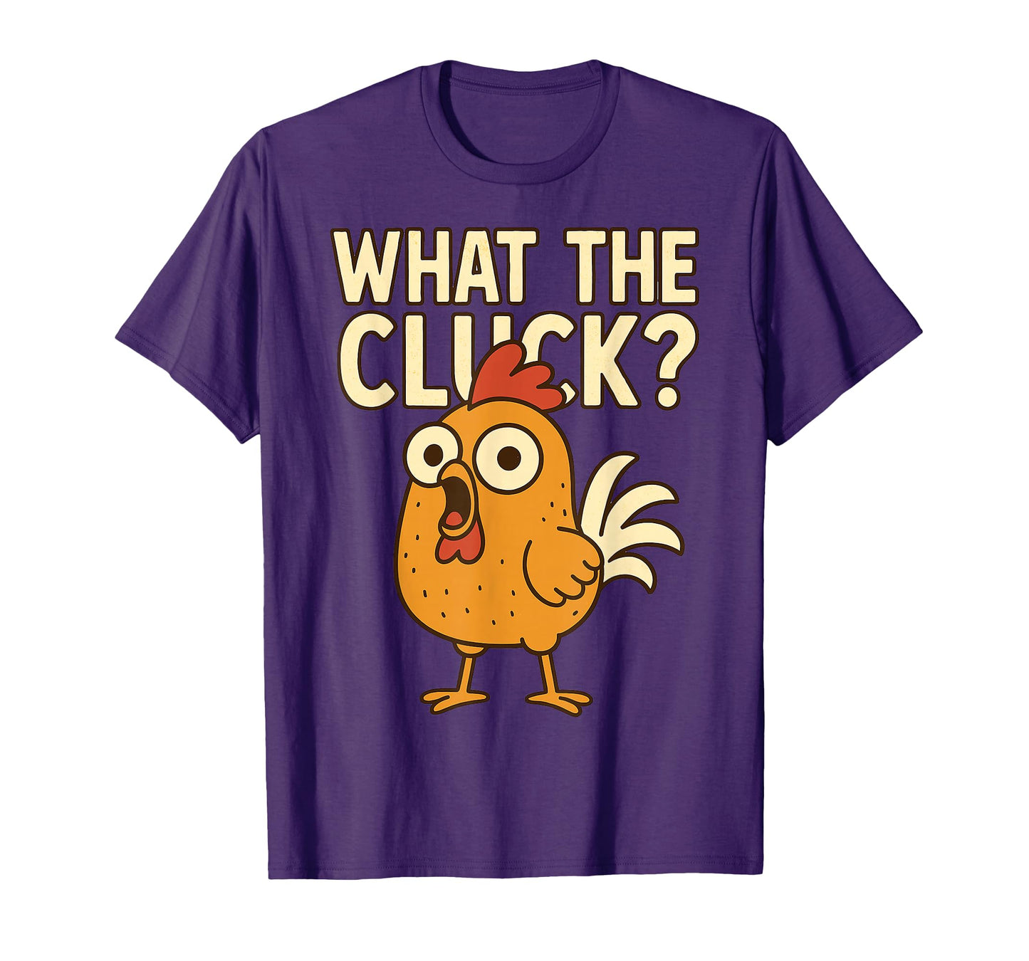 Funny Chicken What The Cluck Retro Gifts for Men Women Kid T-Shirt
