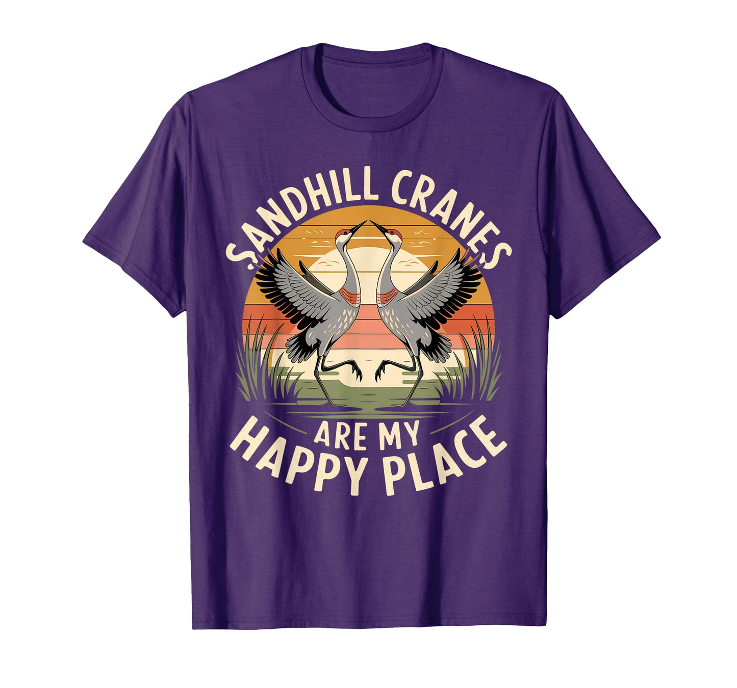 Sandhill Crane – Majestic Bird Lover Design T-Shirt