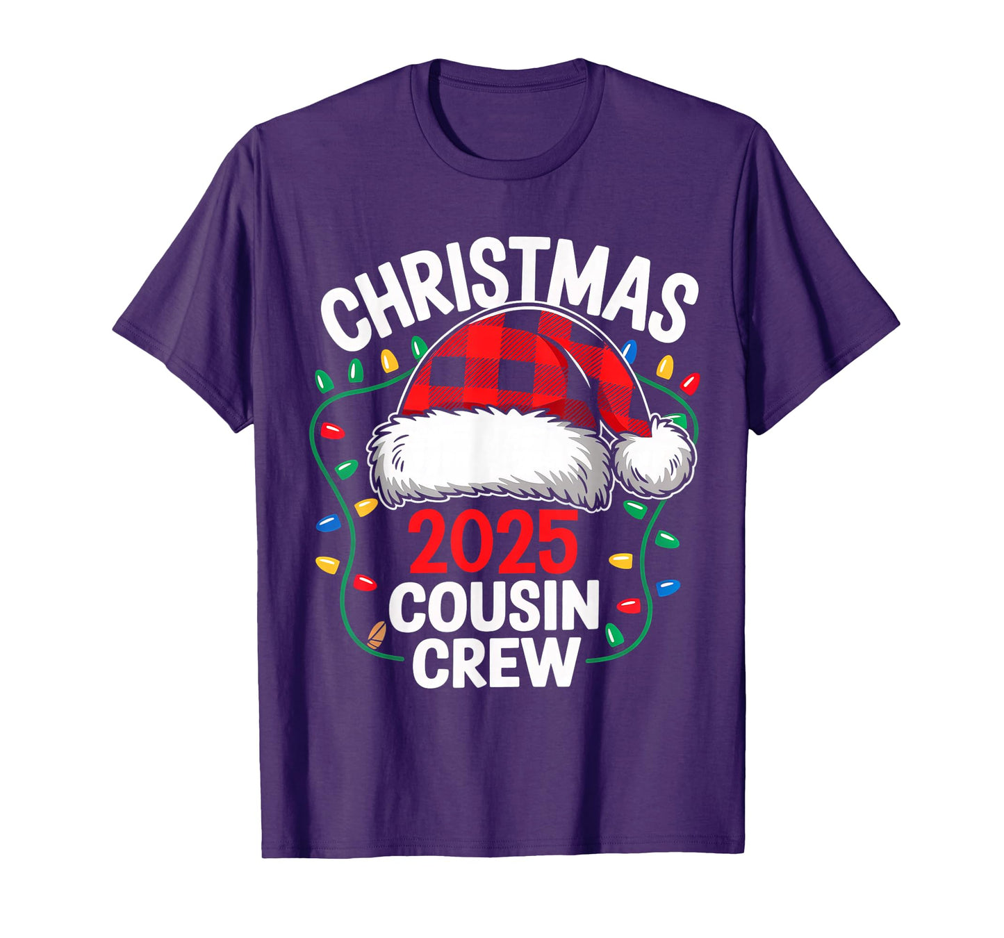 Merry Christmas Cousin Crew 2025 Family Matching Xmas 2025 T-Shirt
