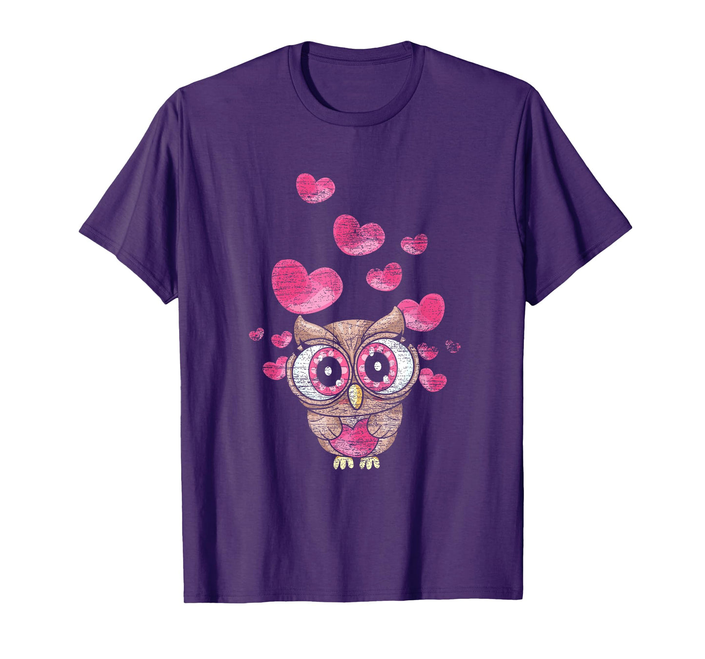 Cute Bird Women Girls Kids Owl T-Shirt