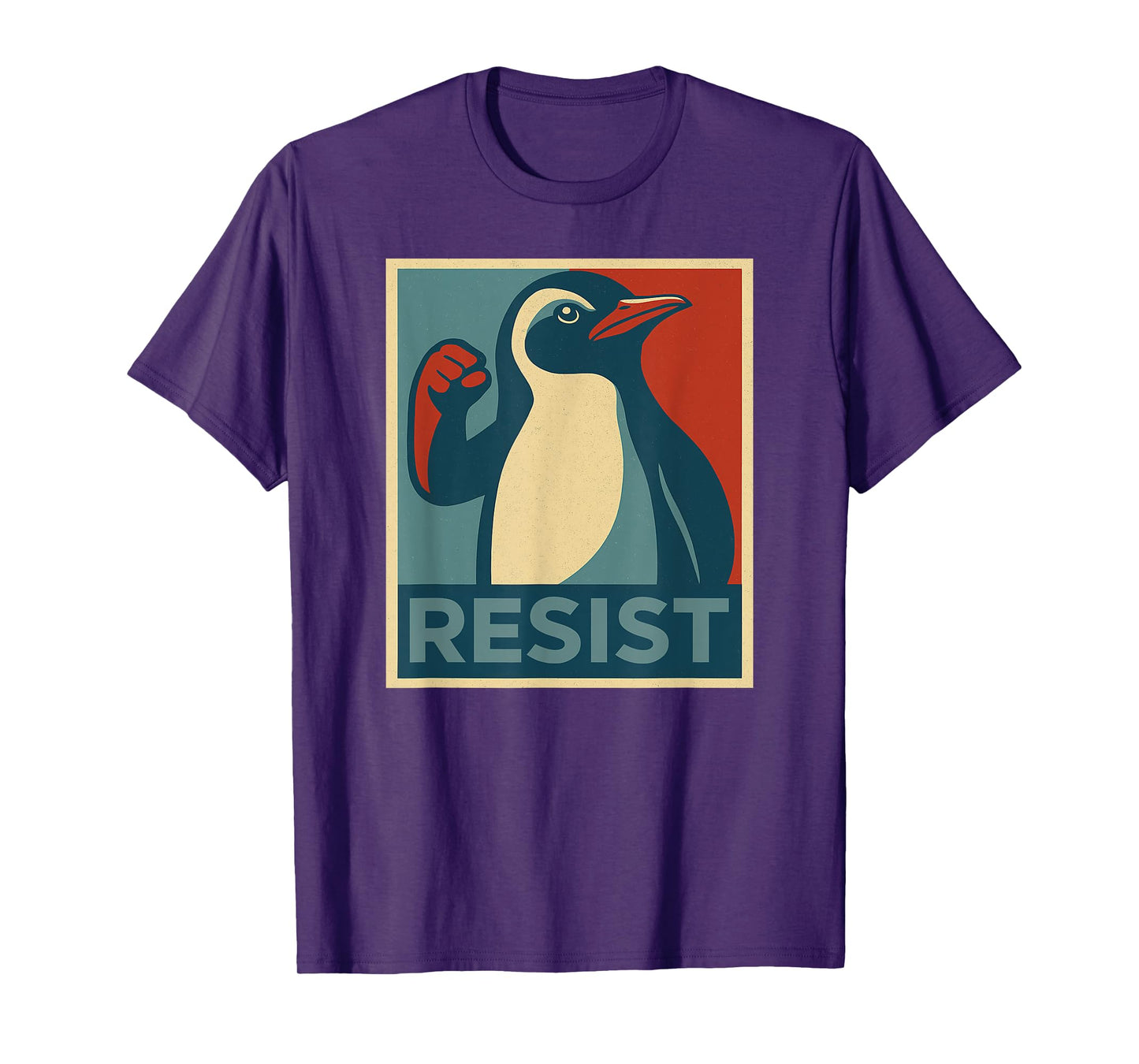 Funny Graphic Penguin Against Tariffs Penguins Resist T-Shirt