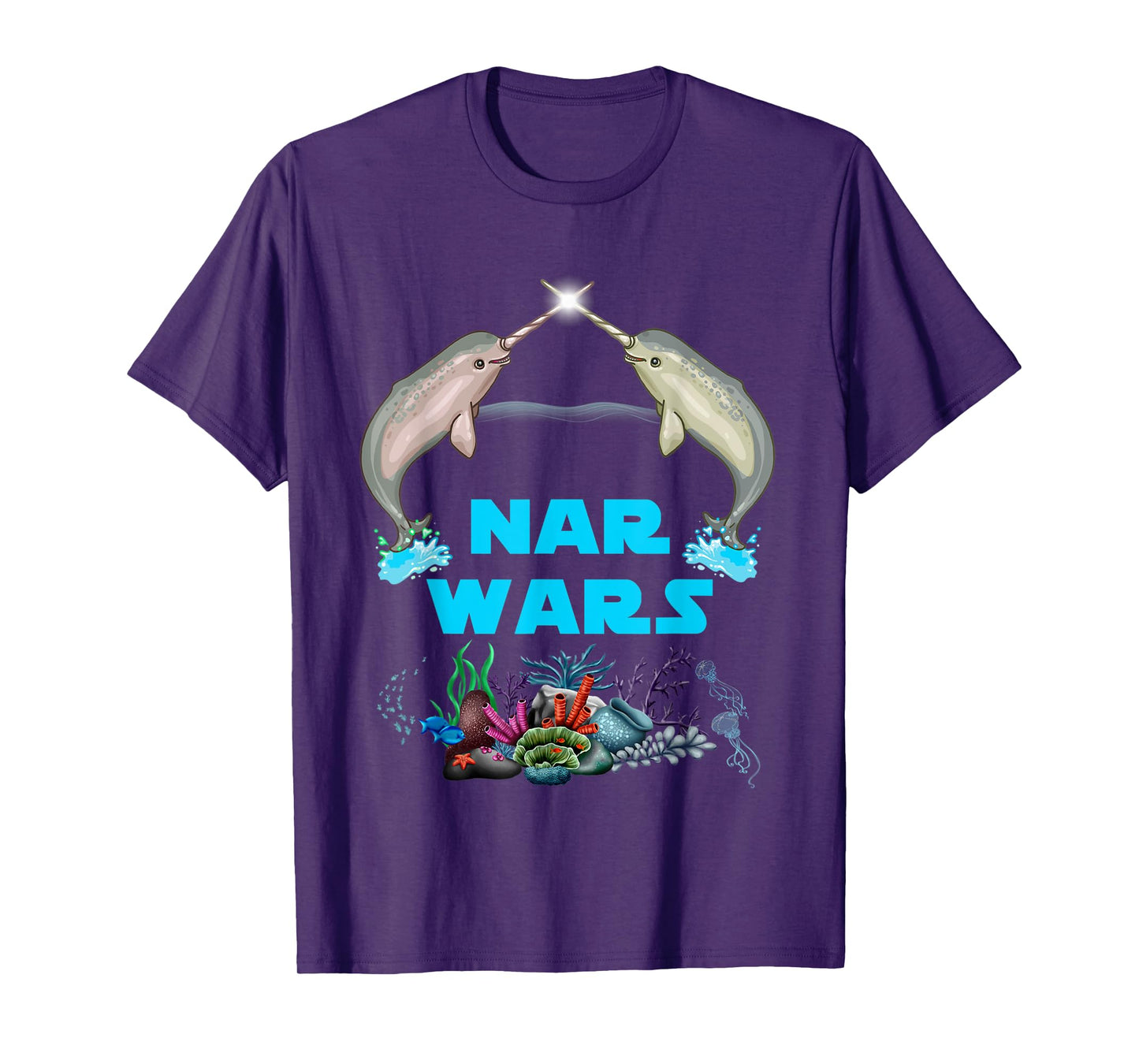 Narwhal Shirt Nar Wars Under The Sea T-Shirt