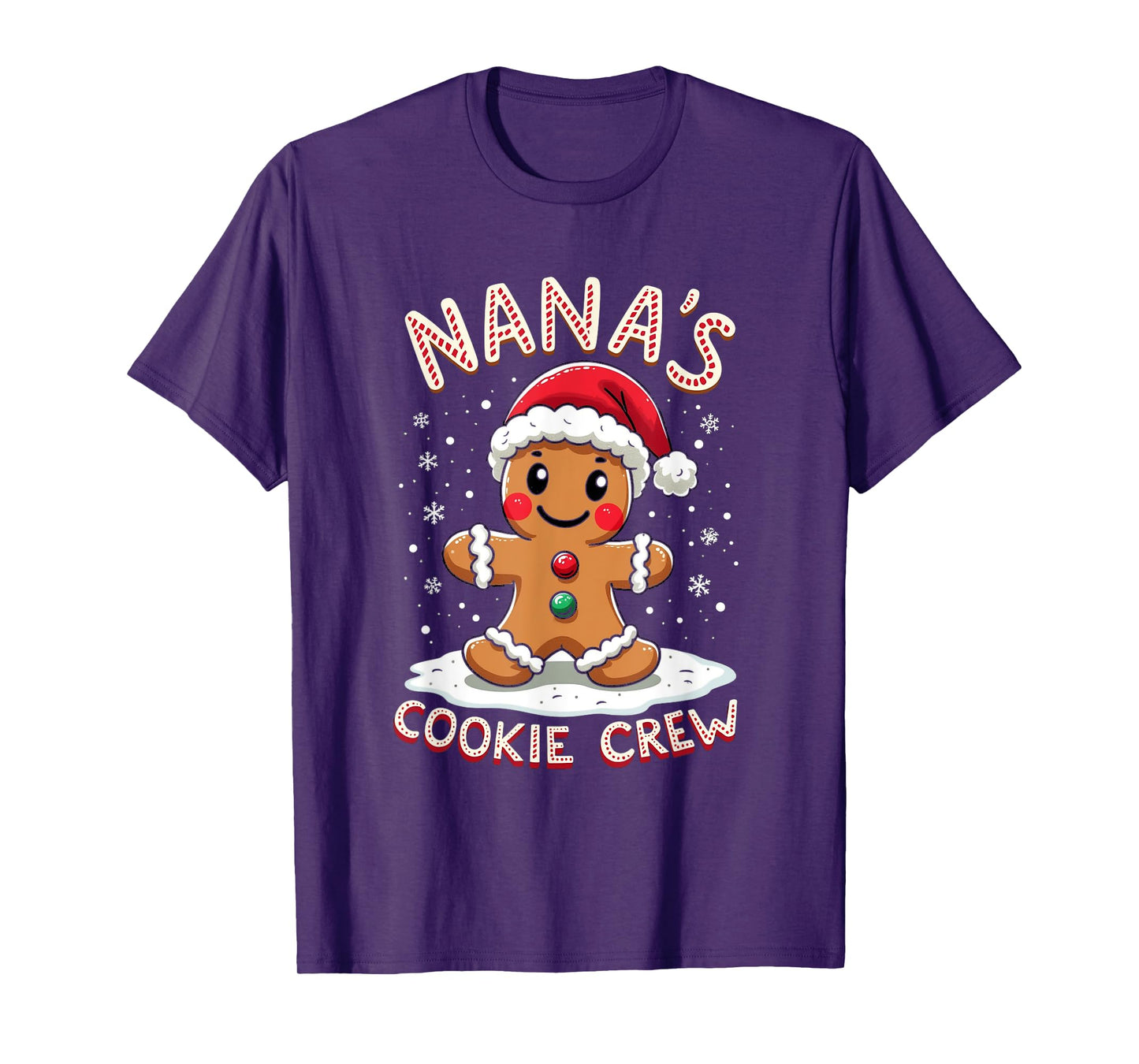 NANA'S COOKIE CREW Holiday Gingerbread T-Shirt